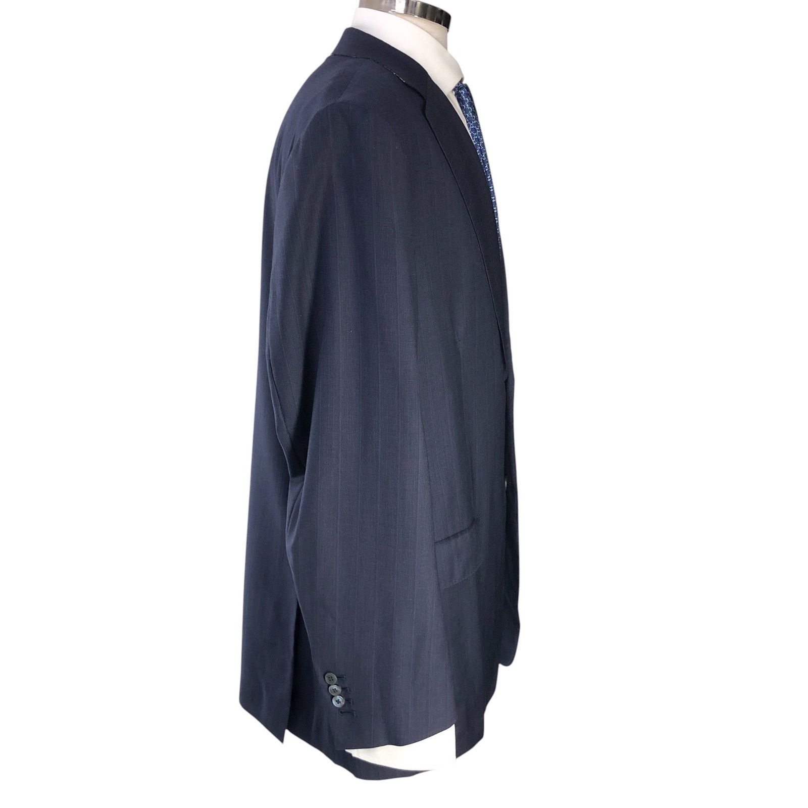 Isaia ISAIA Size 46L Sport Coat Blazer Base S Timeless 140s Blue Size 46L - 12 Thumbnail