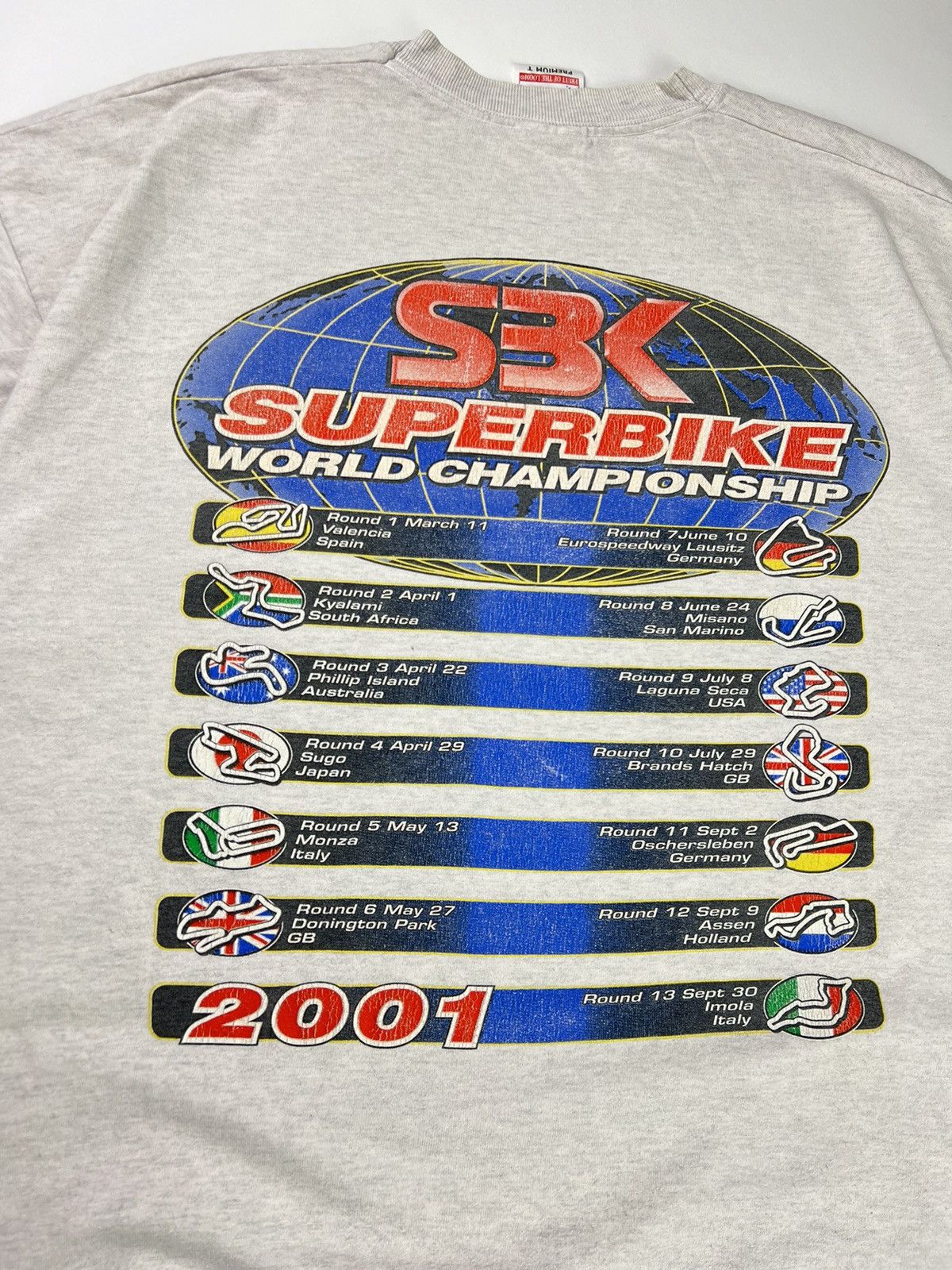 Ducati × Vintage Vintage Superbike World Championship 2001 Ducati T-shirt Size US XL / EU 56 / 4 - 8 Thumbnail
