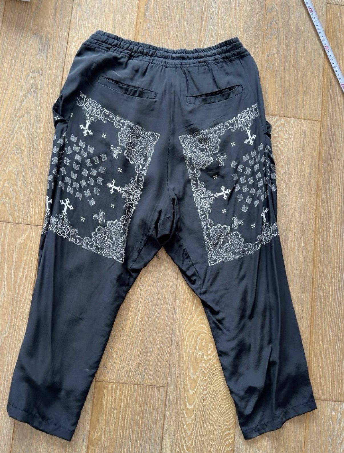 Diet Butcher Slim Skin Diet Butcher Slimskin Silk Paisley Pants Size US 33 - 2 Thumbnail