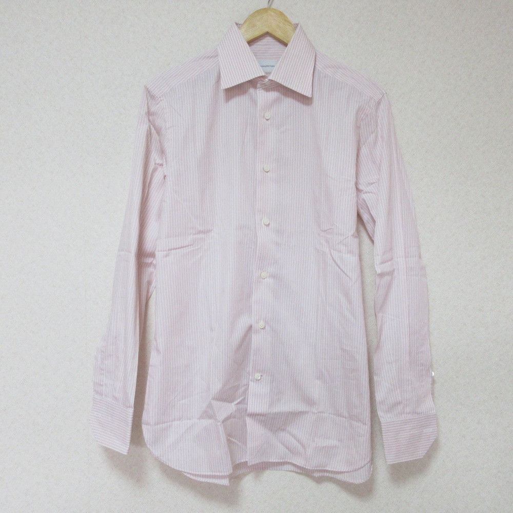 Zegna Ermenegildo Zegna Long Sleeve Shirt Cotton Dress Shirt DUTY FREE for USA