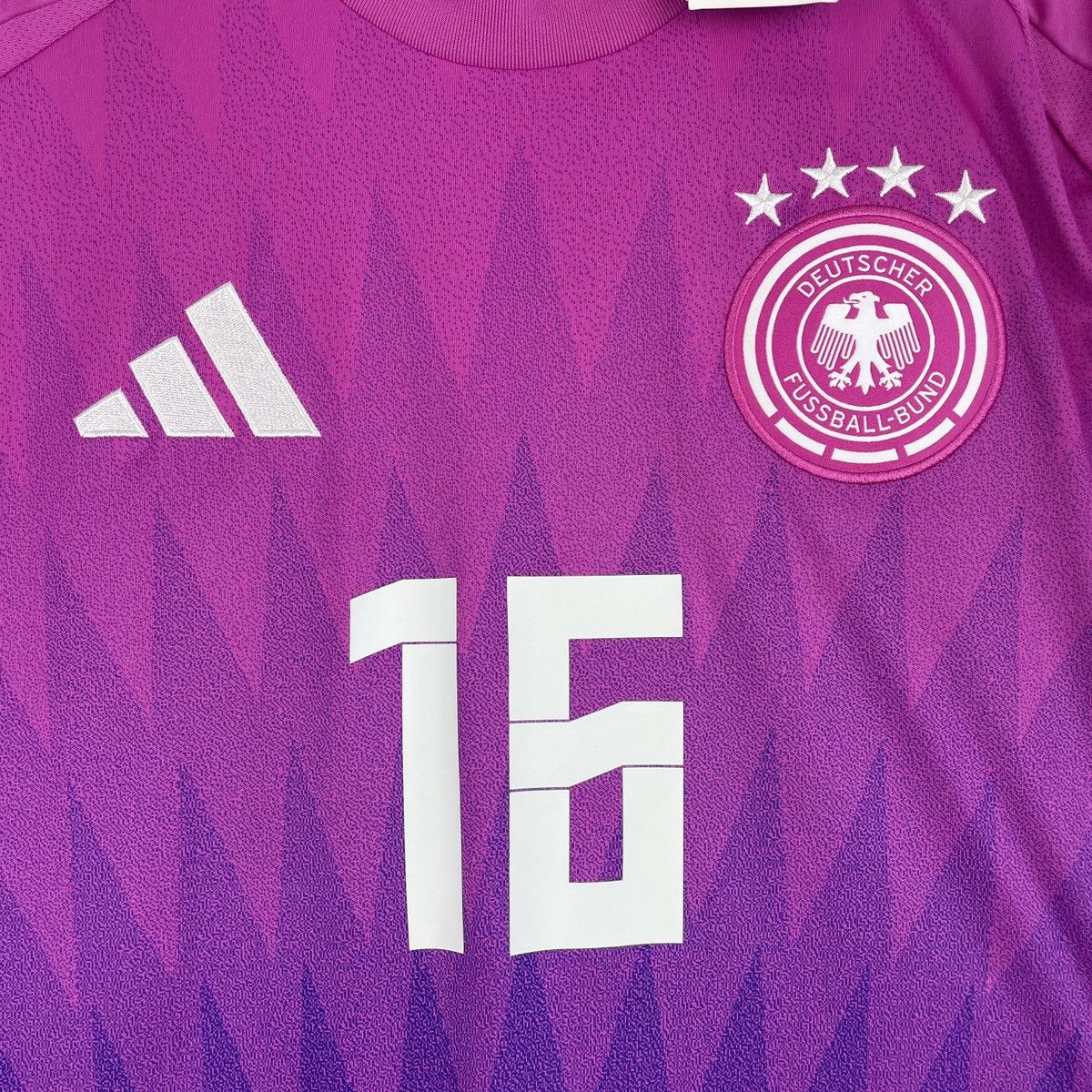 Adidas Germany Waldemar Anton Adidas Pink Jersey 2024/2025 size L Size US L / EU 52-54 / 3 - 3 Thumbnail