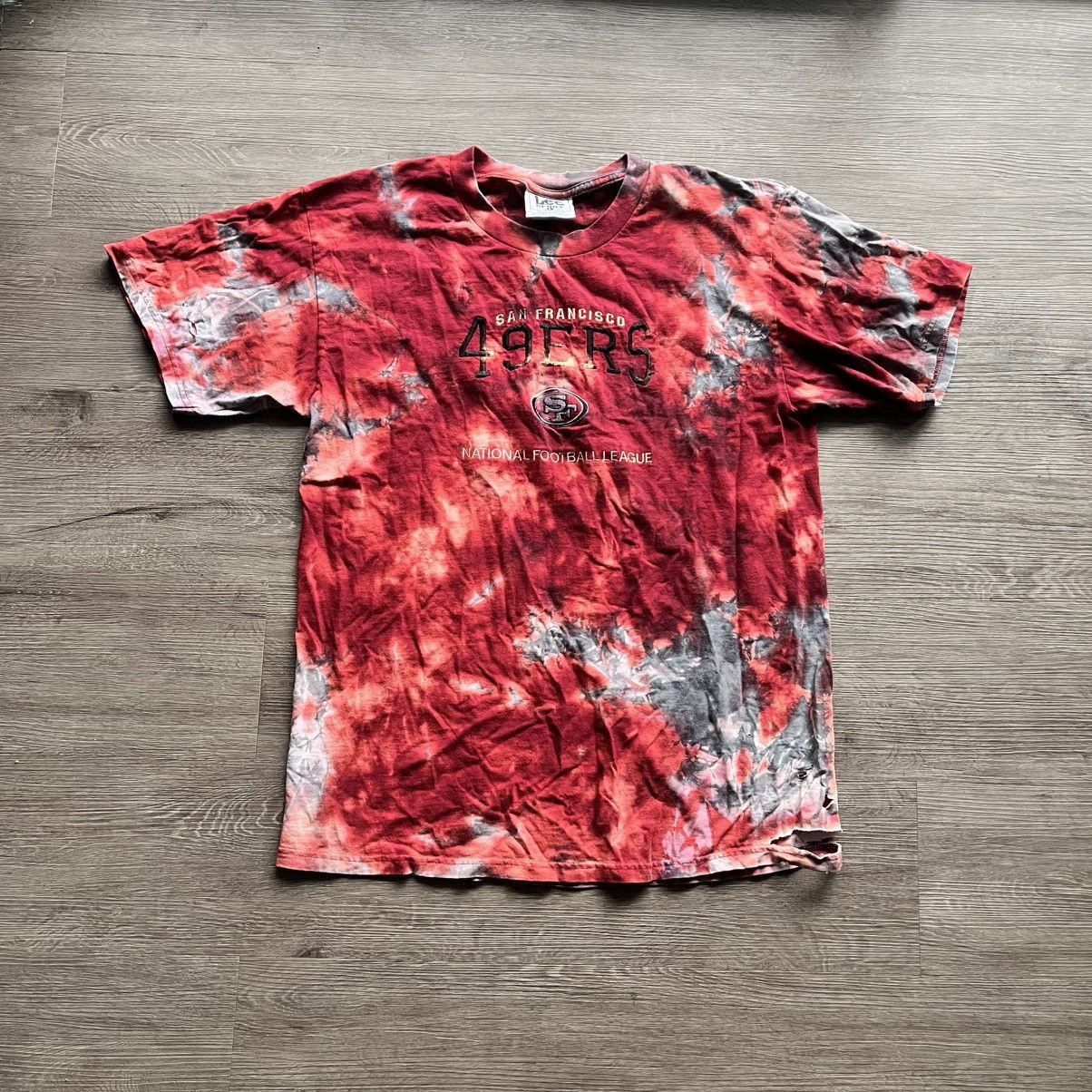 Lee Lee Sport San Francisco 49ers Shirt Tie Dye Sz L Thrashed Size US L / EU 52-54 / 3 - 1 Thumbnail