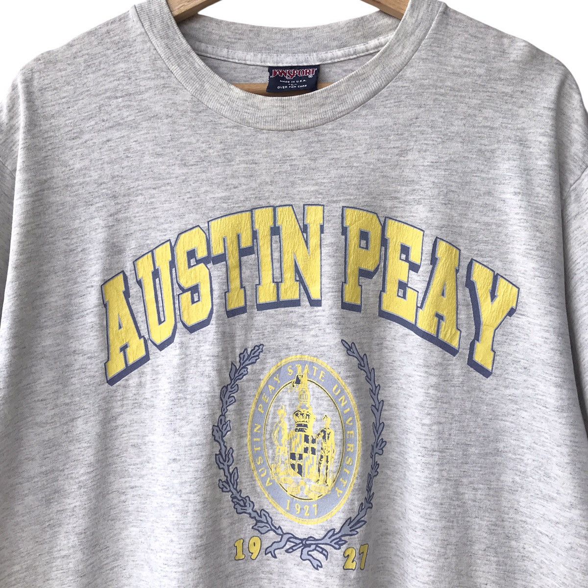 Vintage Austin Peay University Tennessee Vintage 90s Logo Tee Size US L / EU 52-54 / 3 - 3 Thumbnail