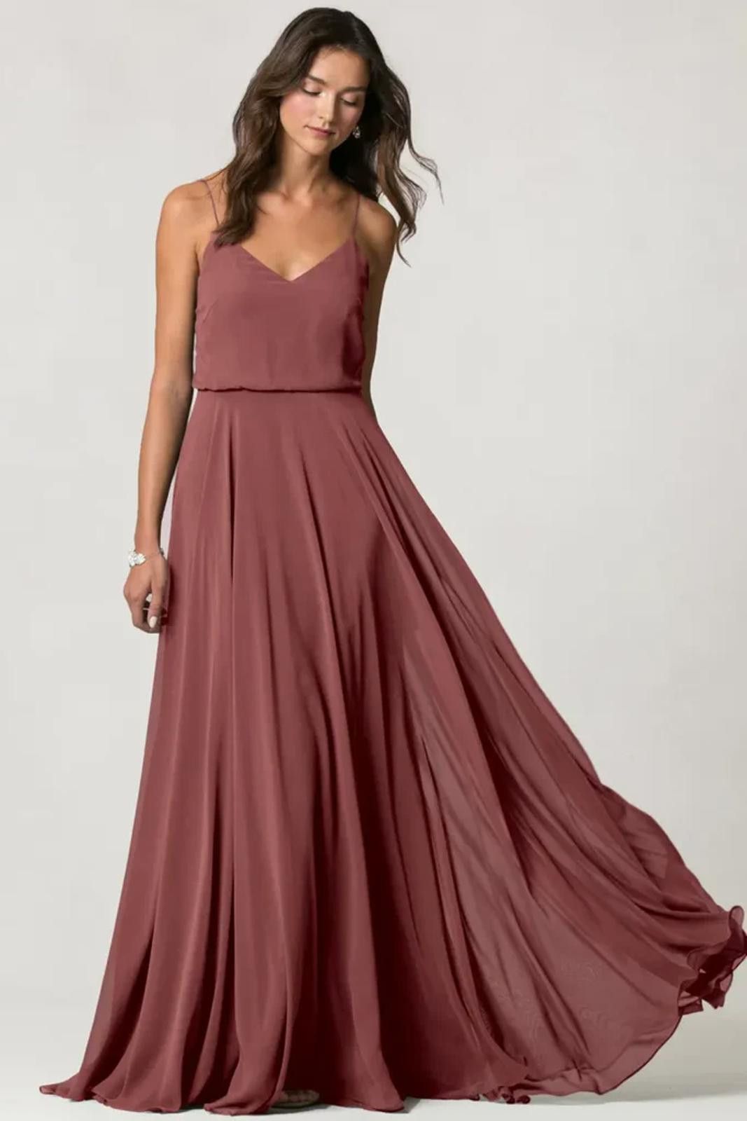 Designer Jenny Yoo "Inesse" Dress Size 10 - Excellent Condition Size L / US 10 / IT 46 - 1 Thumbnail