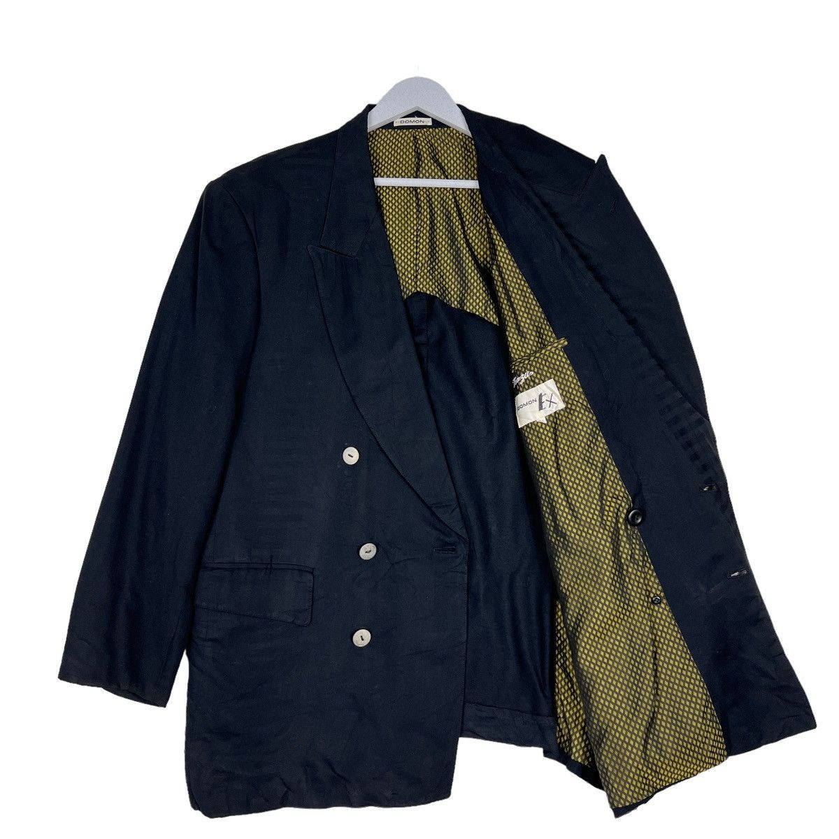 Issey Miyake 🔥 VINTAGE DOMON EX ISSEY MIYAKE DOUBLE BREASTED JACKET Size US M / EU 48-50 / 2 - 9 Thumbnail