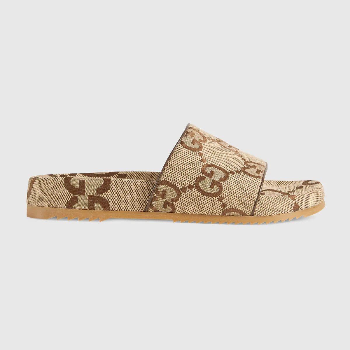 Gucci Gucci Maxi GG Canvas Slide Sandals SIZE 14 Size ONE SIZE - 1 Thumbnail