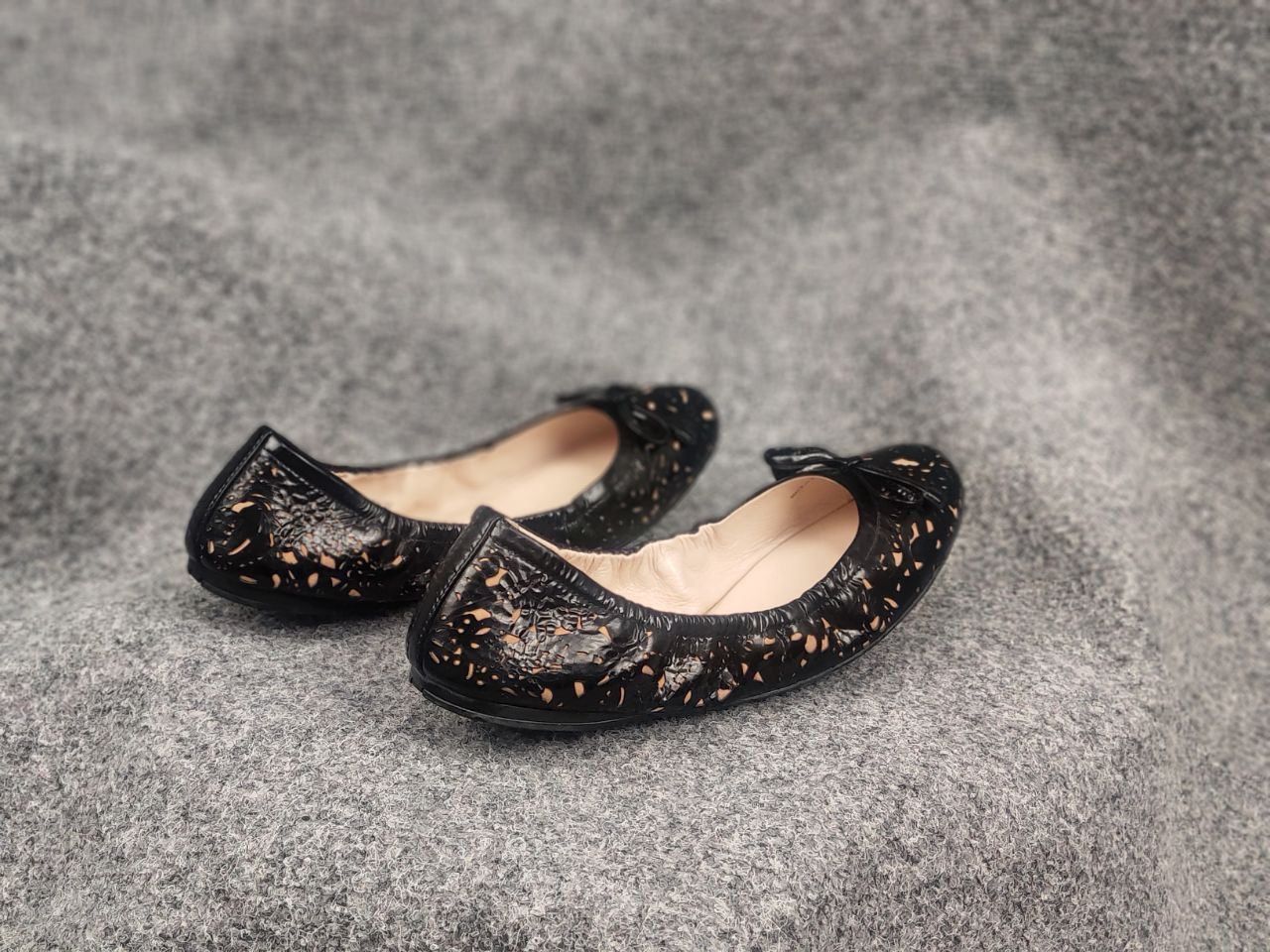 Prada Prada Vintage Patent Ballerina Ballet Flats scrunch Shoes Size US 9 / IT 39 - 4 Thumbnail