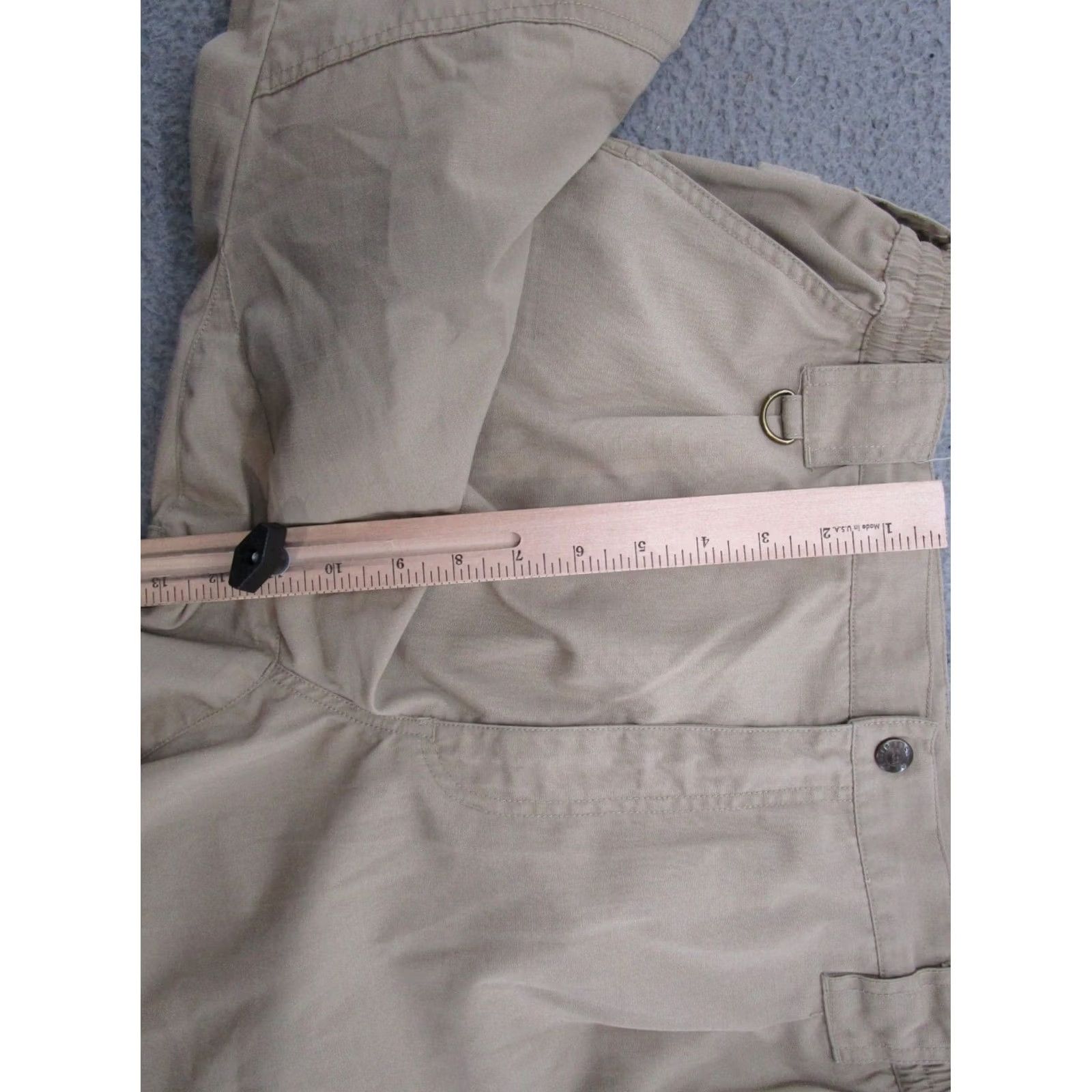 Vintage 511 Tactical Cargo Pants Beige Elastic Waist Double Knee Mens SZ 38x32 Regular Inseam 32 Size US 38 / EU 54 - 6 Thumbnail