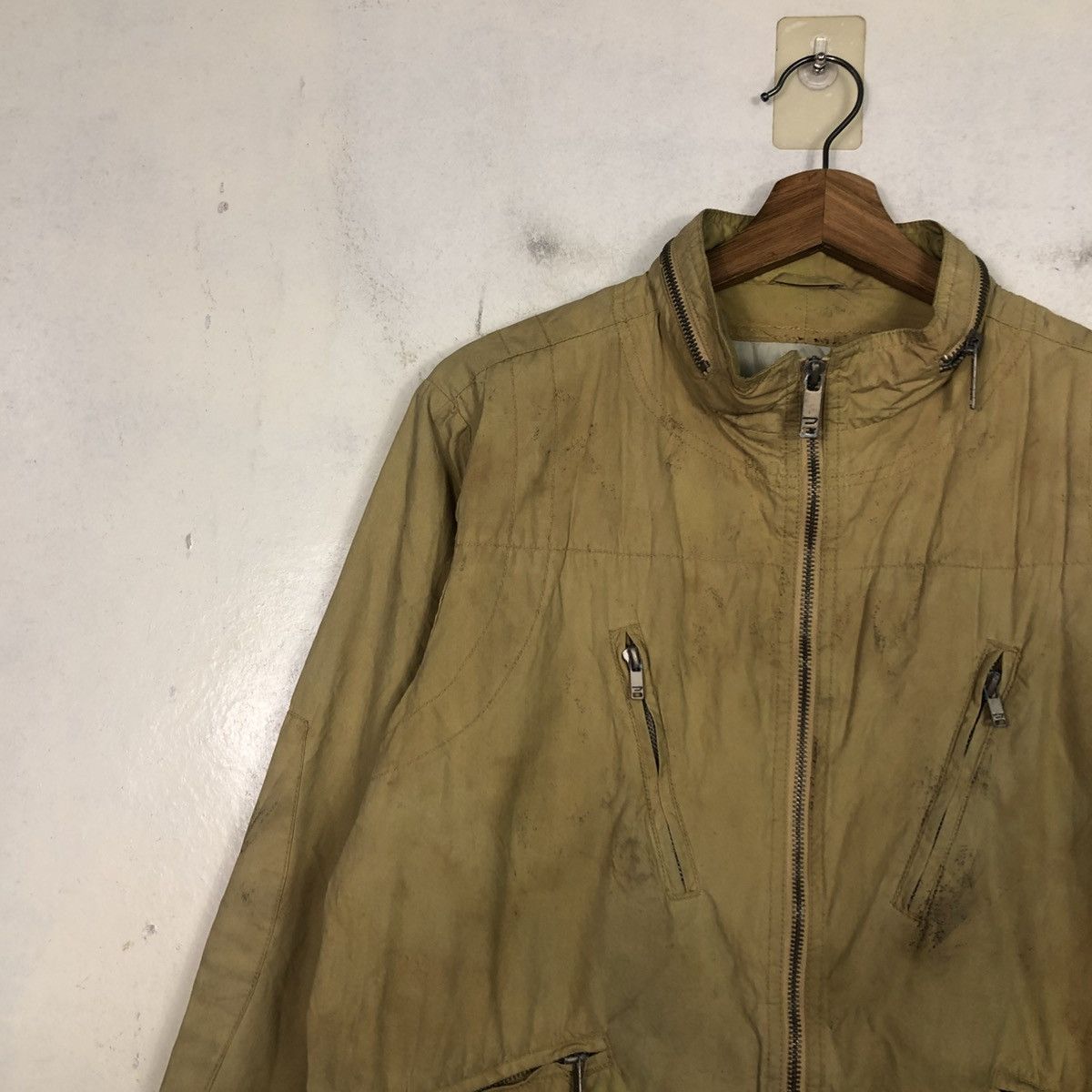 Japanese Brand 📌Biker Jacket Diesel Insulated Bondage Size US XL / EU 56 / 4 - 9 Thumbnail