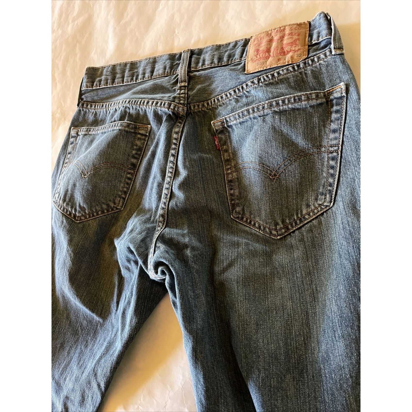 Levi's Levi's 559 Jeans Men 33x32 Blue Medium Wash Cotton Denim Y2K Size US 32 / EU 48 - 12 Thumbnail