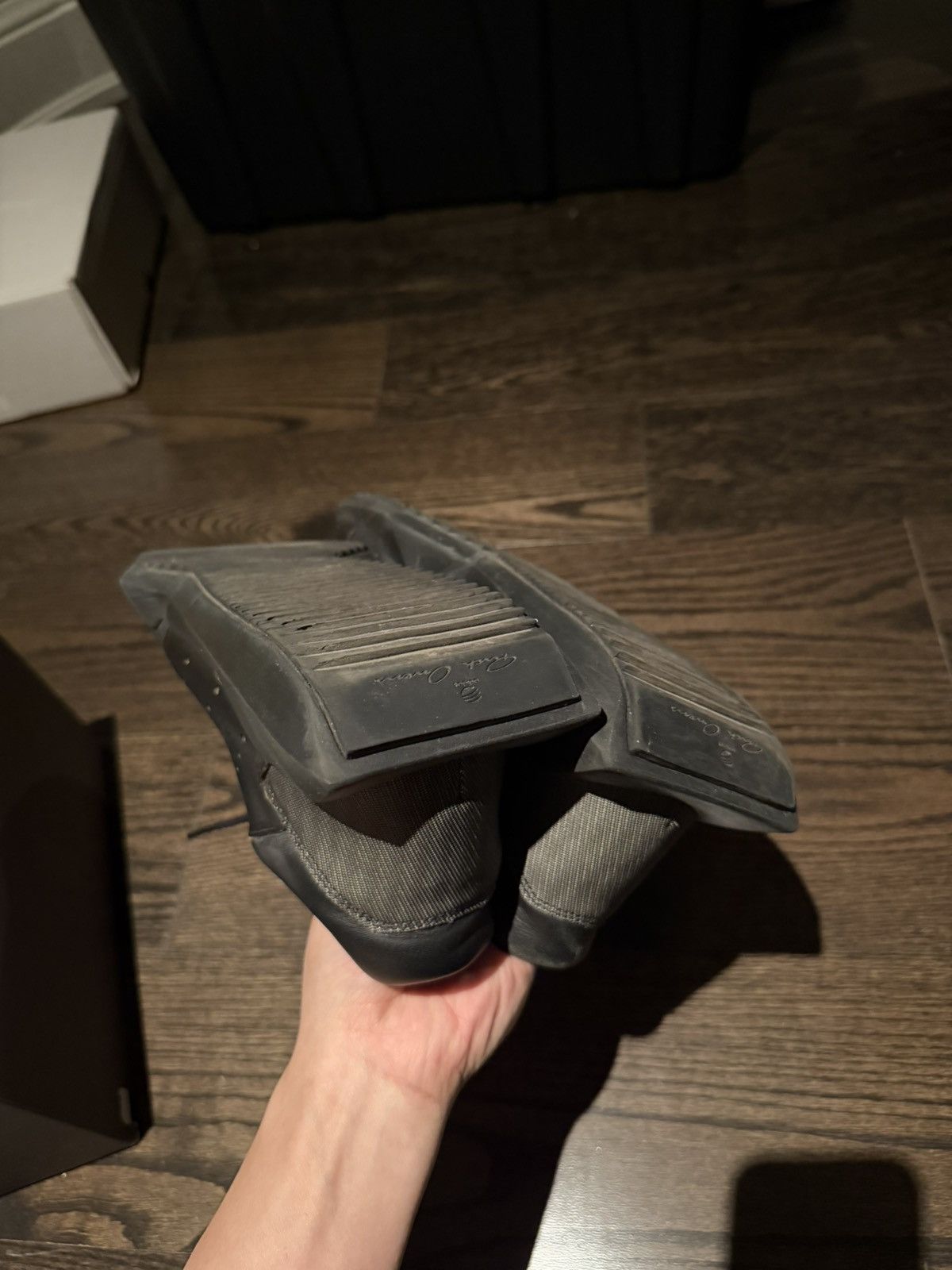 Adidas × Rick Owens Rich Owens Tech Runner Triple Black Size US 9.5 / EU 42-43 - 8 Thumbnail