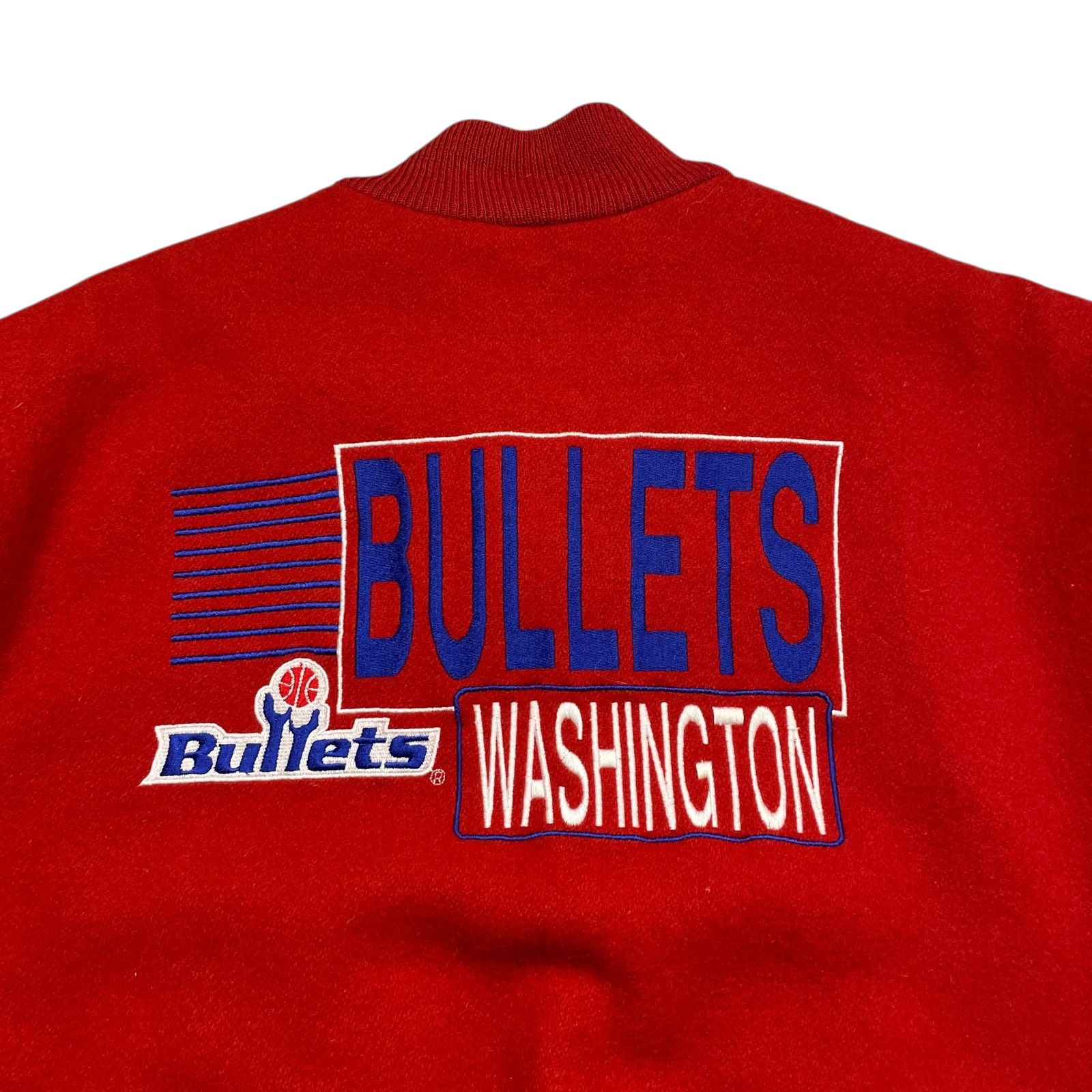 NBA VTG 90s WASHINGTON BULLETS DELONG WOOL VARSITY JACKET M Size US M / EU 48-50 / 2 - 3 Thumbnail