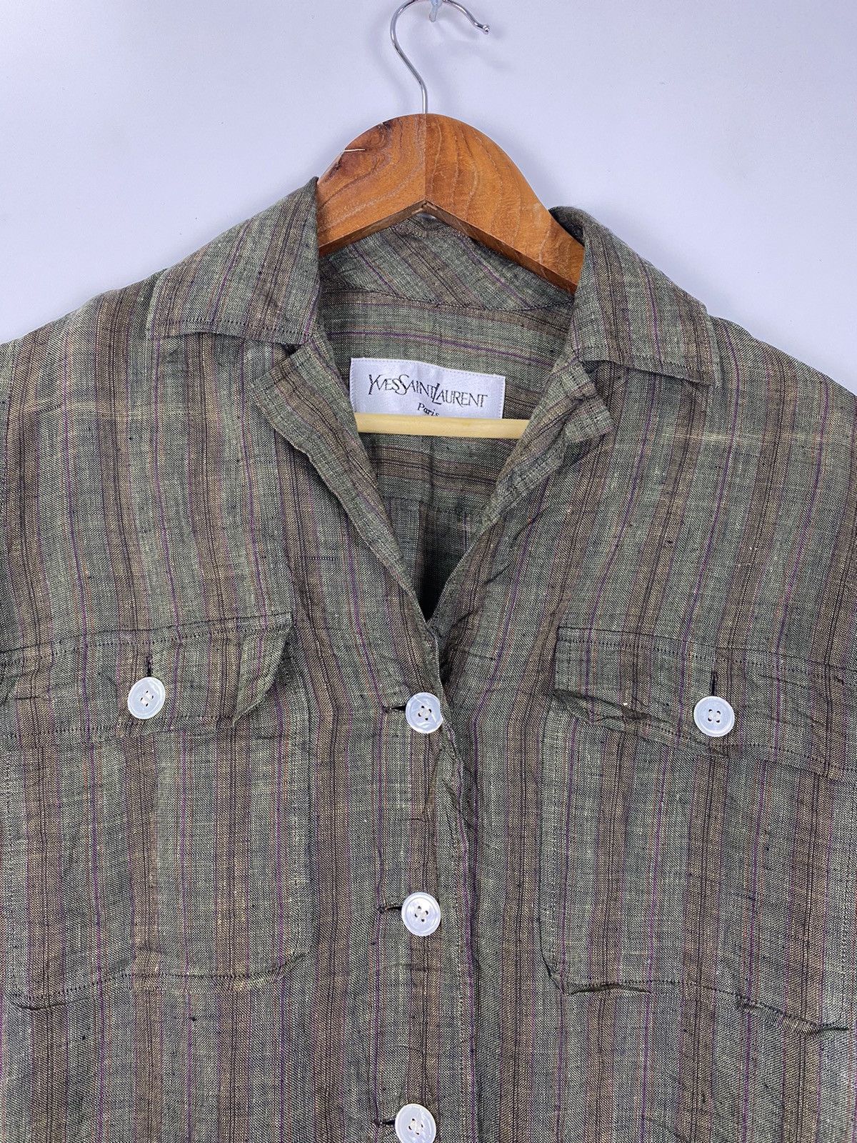 Vintage × Yves Saint Laurent Vintage Yves Saint Laurent Paris Womens Jacket Size M / US 6-8 / IT 42-44 - 4 Thumbnail