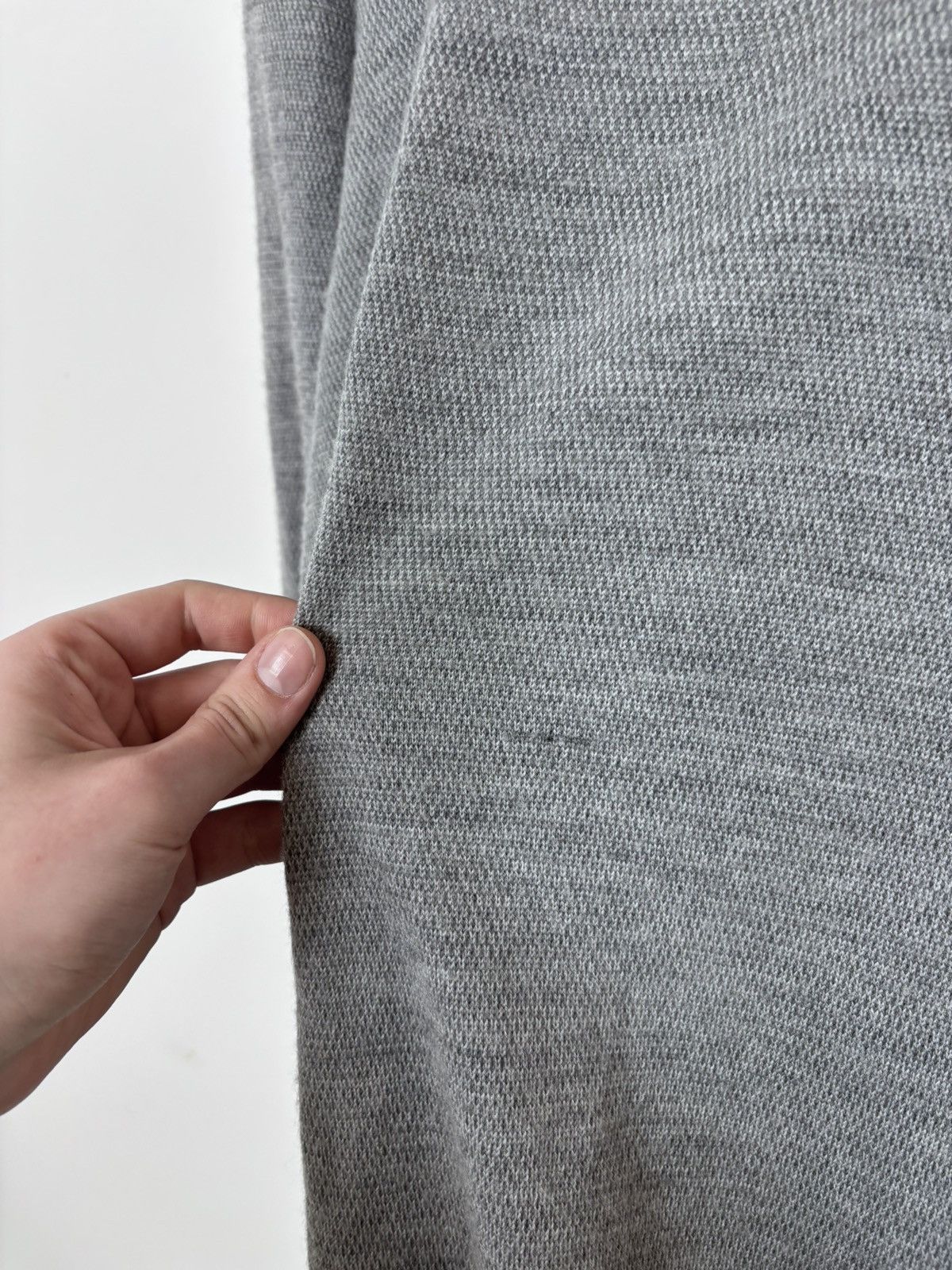 Brooks Brothers Brooks Brothers Men’s Grey Wool 1/4 Zip Knit Sweater Size US L / EU 52-54 / 3 - 7 Thumbnail