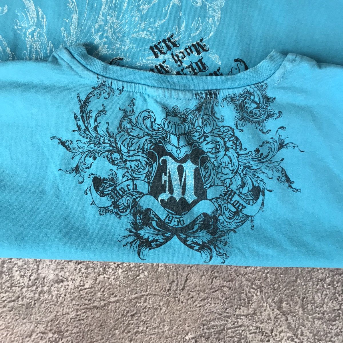 Vintage Vintage Y2K Sun Faded Graphic Tee Streetwear Abstract Art S Size S / US 4 / IT 40 - 4 Thumbnail