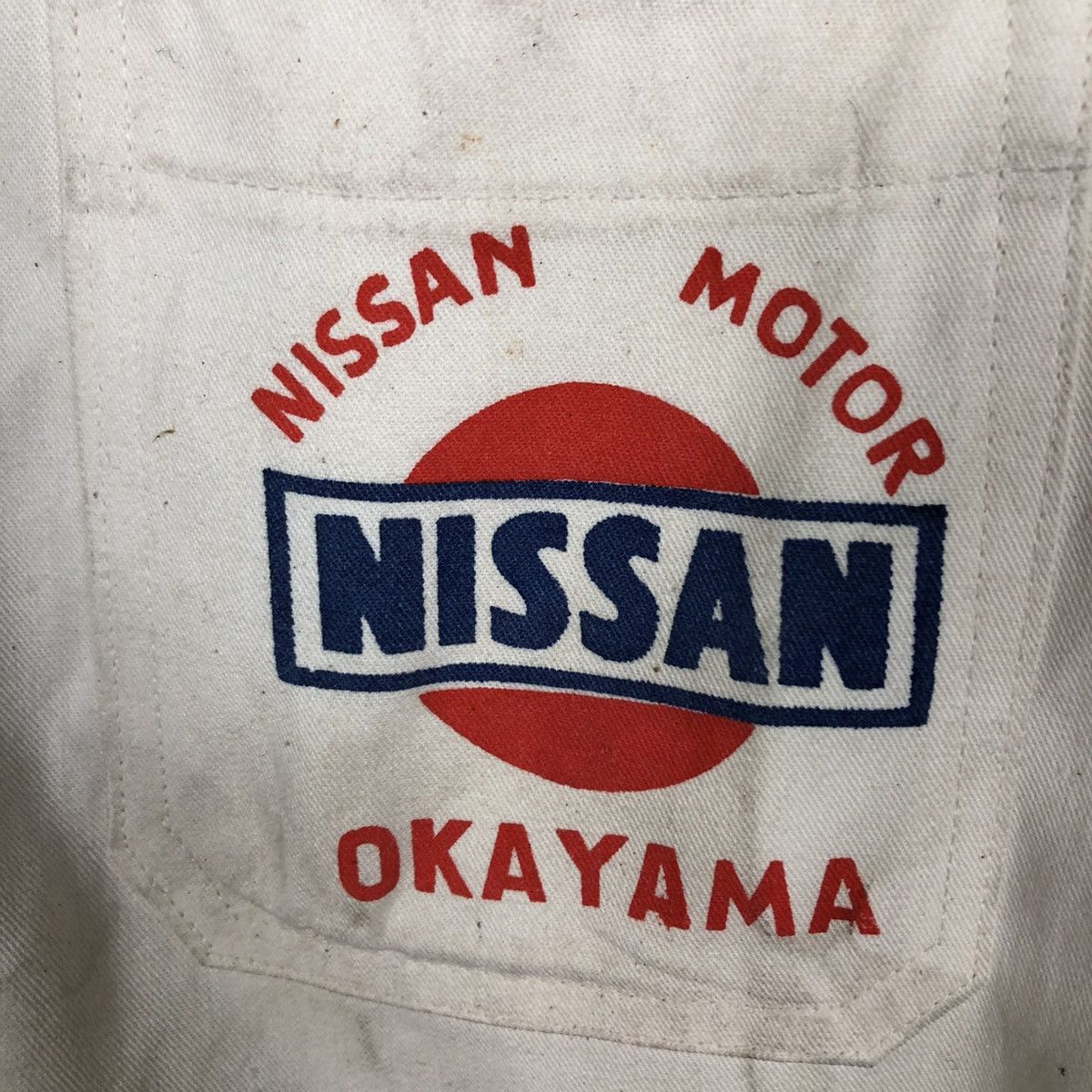Vintage 🔥VINTAGE WORKER COVERALL NISSAN MOTOR OKAYAMA BIG LOGO Size US 36 / EU 52 - 14 Thumbnail