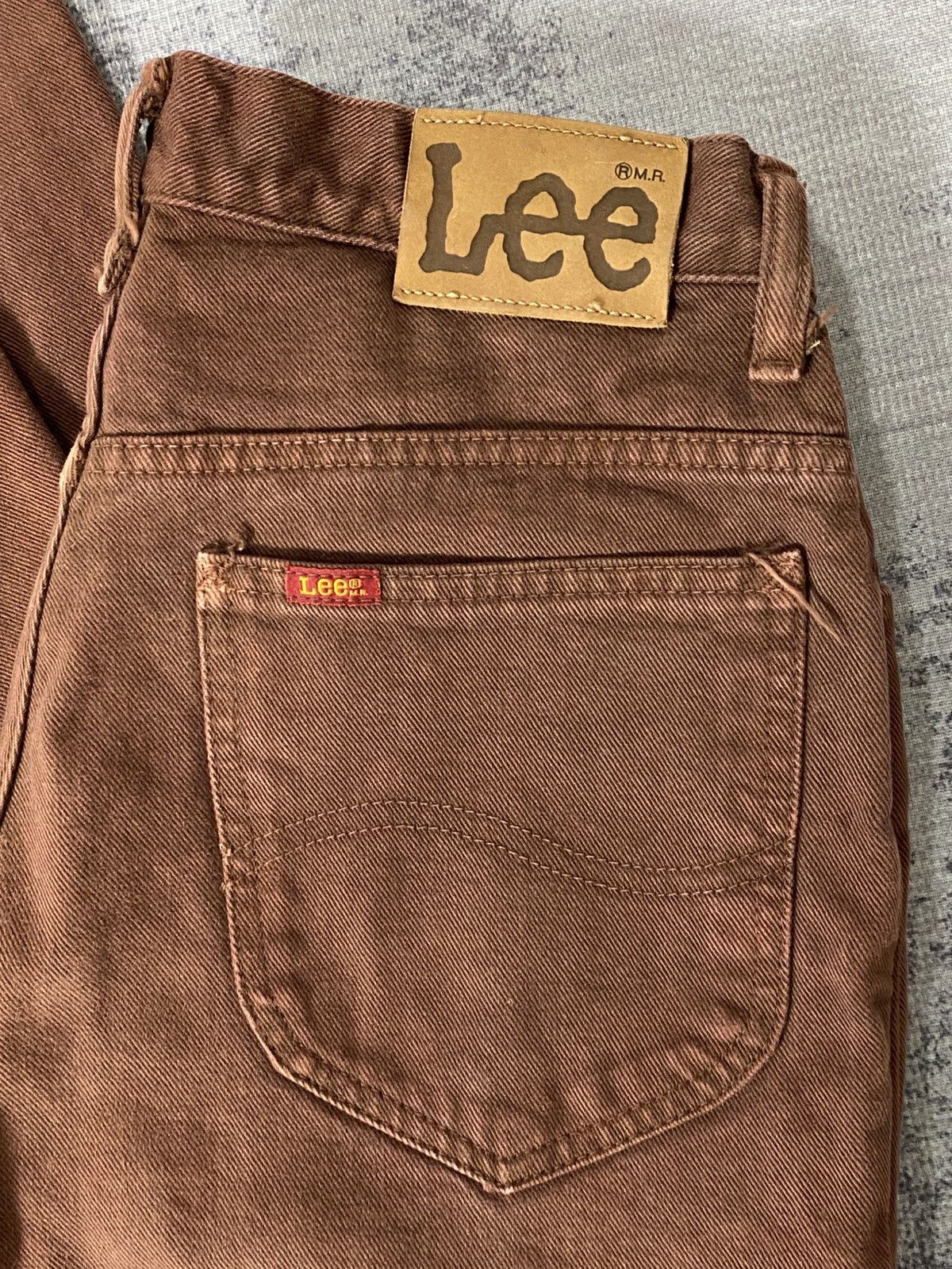 Lee Vintage 90s lee flared bootcut brown jeans Size US 28 / EU 44 - 5 Thumbnail