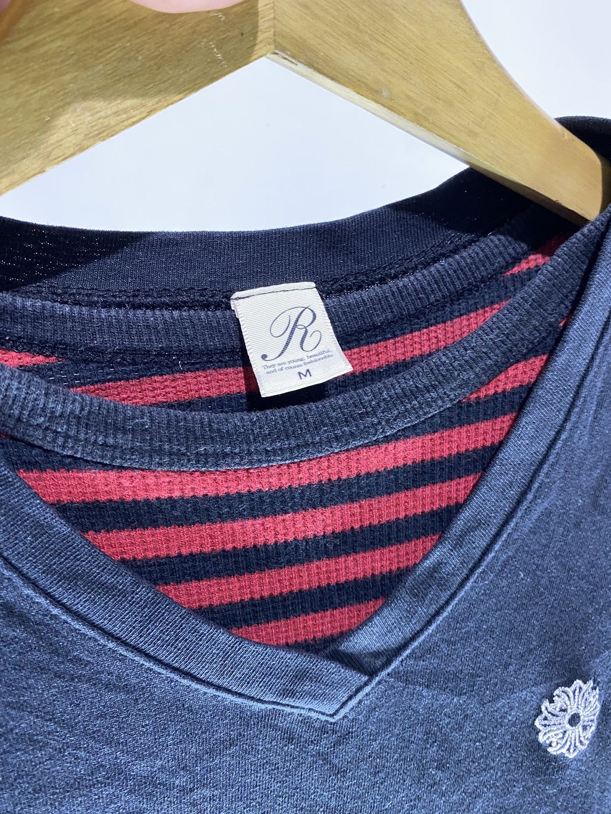 If Six Was Nine × Japanese Brand × Le Grande Bleu (L.G.B.) 2in1 japanese cross double layers tee Size US M / EU 48-50 / 2 - 6 Thumbnail