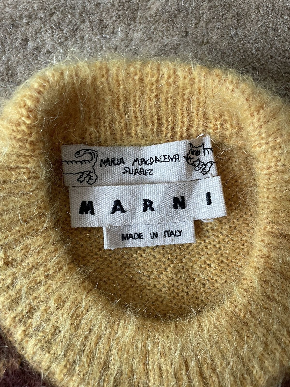 Marni Marni x Maria Magdalena Suarez Tiger Brushed Knit Sweater Size US M / EU 48-50 / 2 - 4 Thumbnail