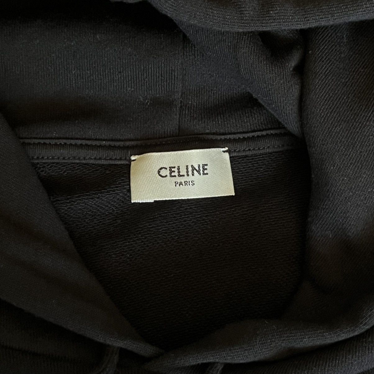 Celine Celine Paris SS19 Les Invalides Invitation 2018 Black Hoodie Size M / US 6-8 / IT 42-44 - 8 Thumbnail