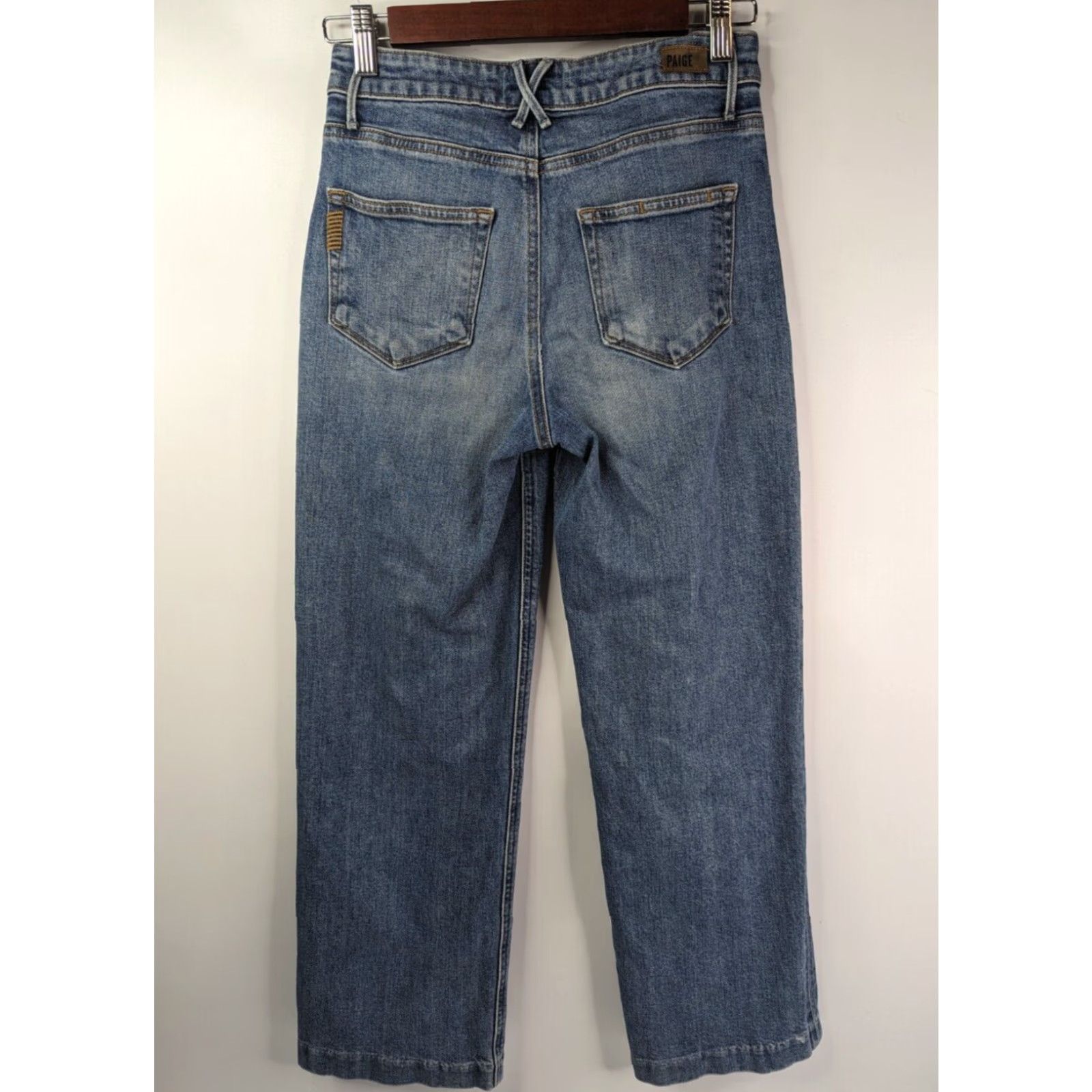 Paige PAIGE Jeans Cropped 5-Pocket Design Denim Vintage? No Size 42" / US 20 - 5 Thumbnail