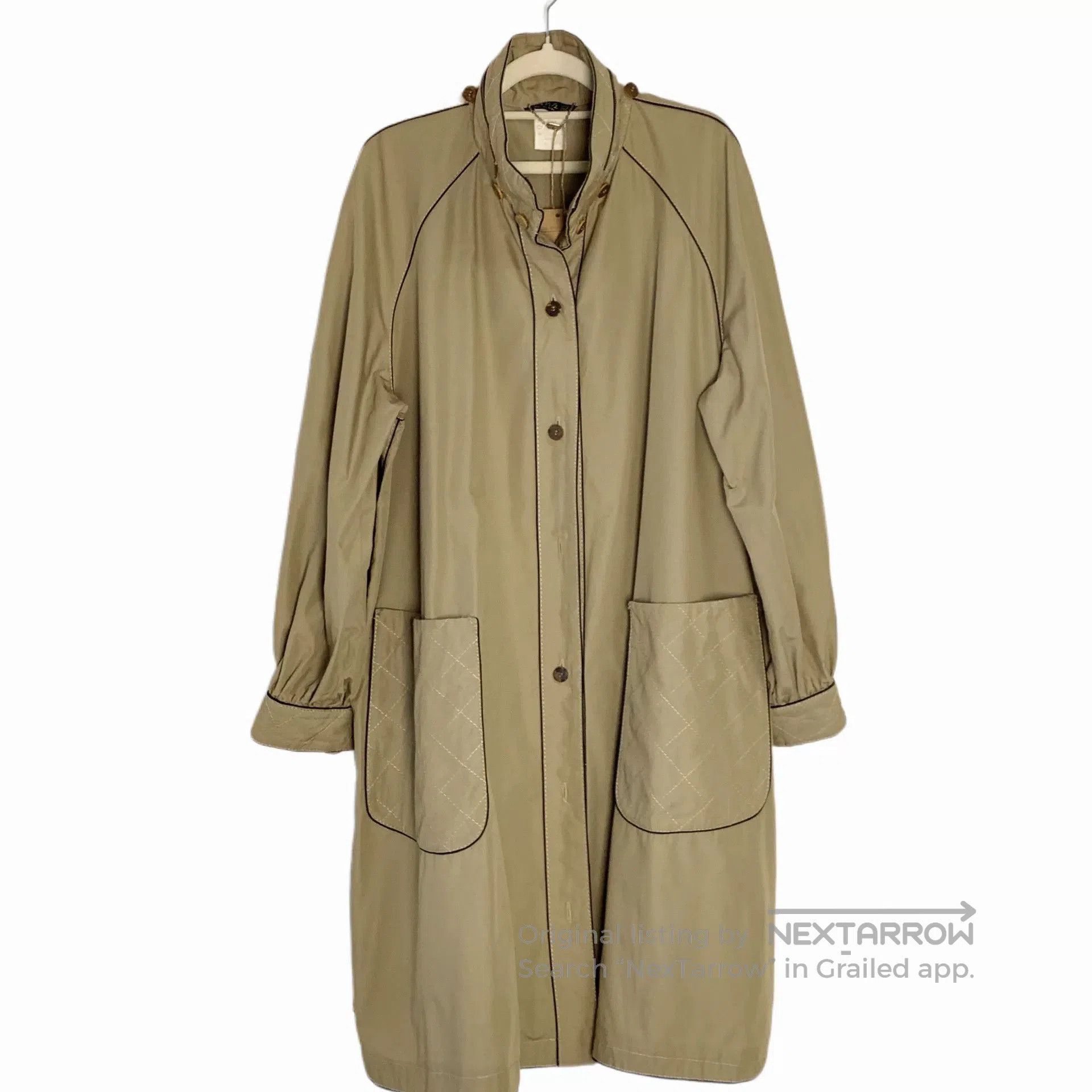 YITAI Italian Trench Coat Outerwear. Size M / US 6-8 / IT 42-44 - 1 Thumbnail