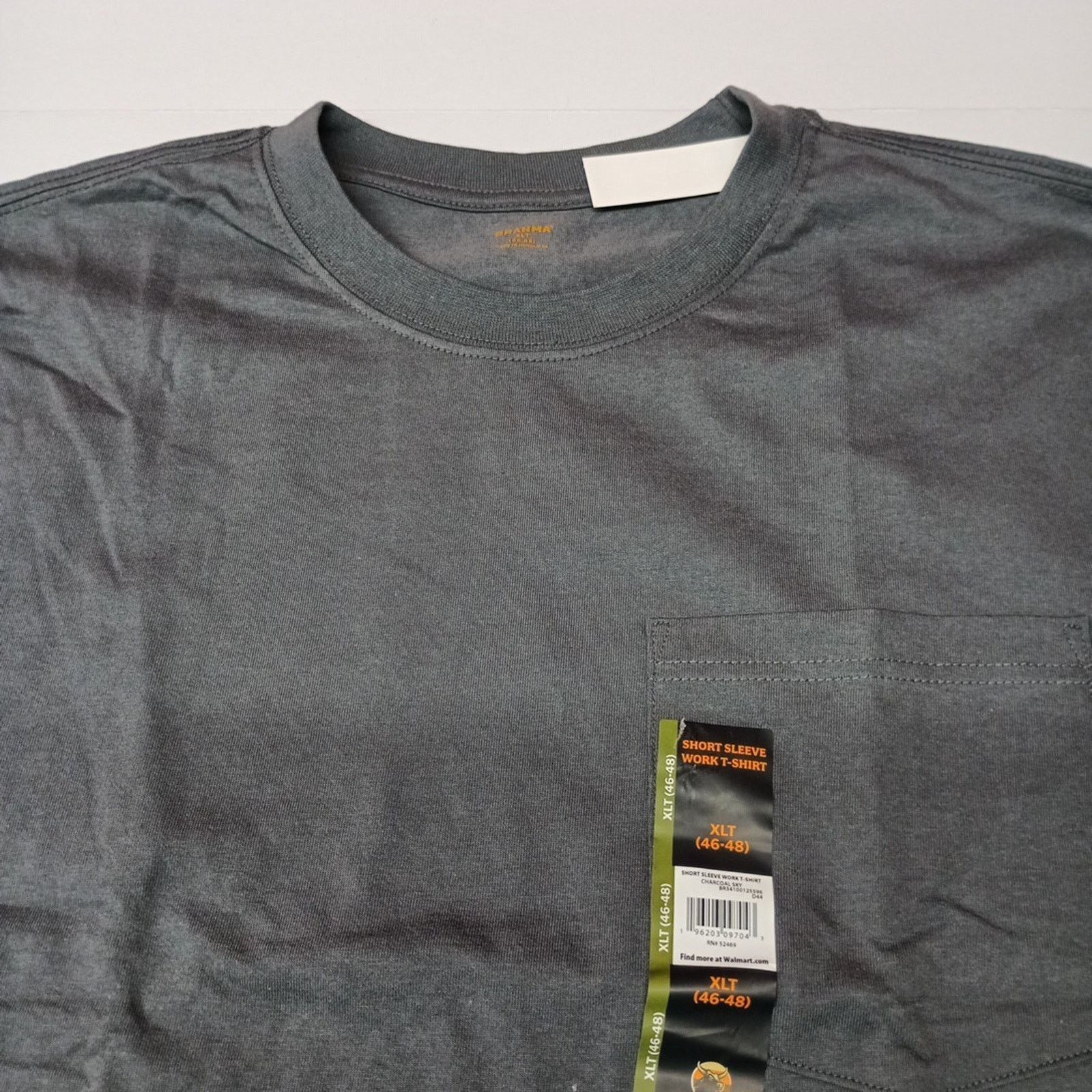 Other 2 Brahma Core Work T-Shirt XLT 46-48 Blue, Gray Pocket Tee Size US XL / EU 56 / 4 - 3 Thumbnail