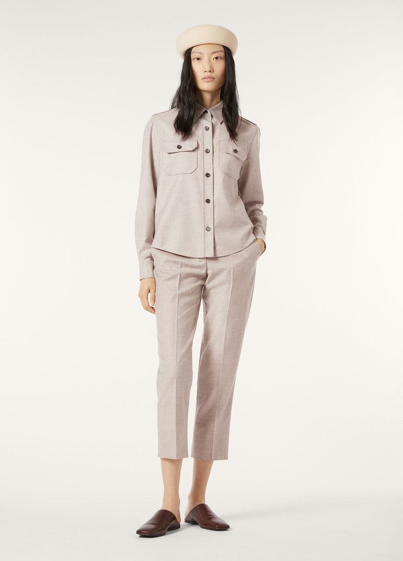 Loro Piana o1srvl11e0526 FAP2668 Anya Shirt in Light Beige Size L / US 10 / IT 46 - 2 Thumbnail