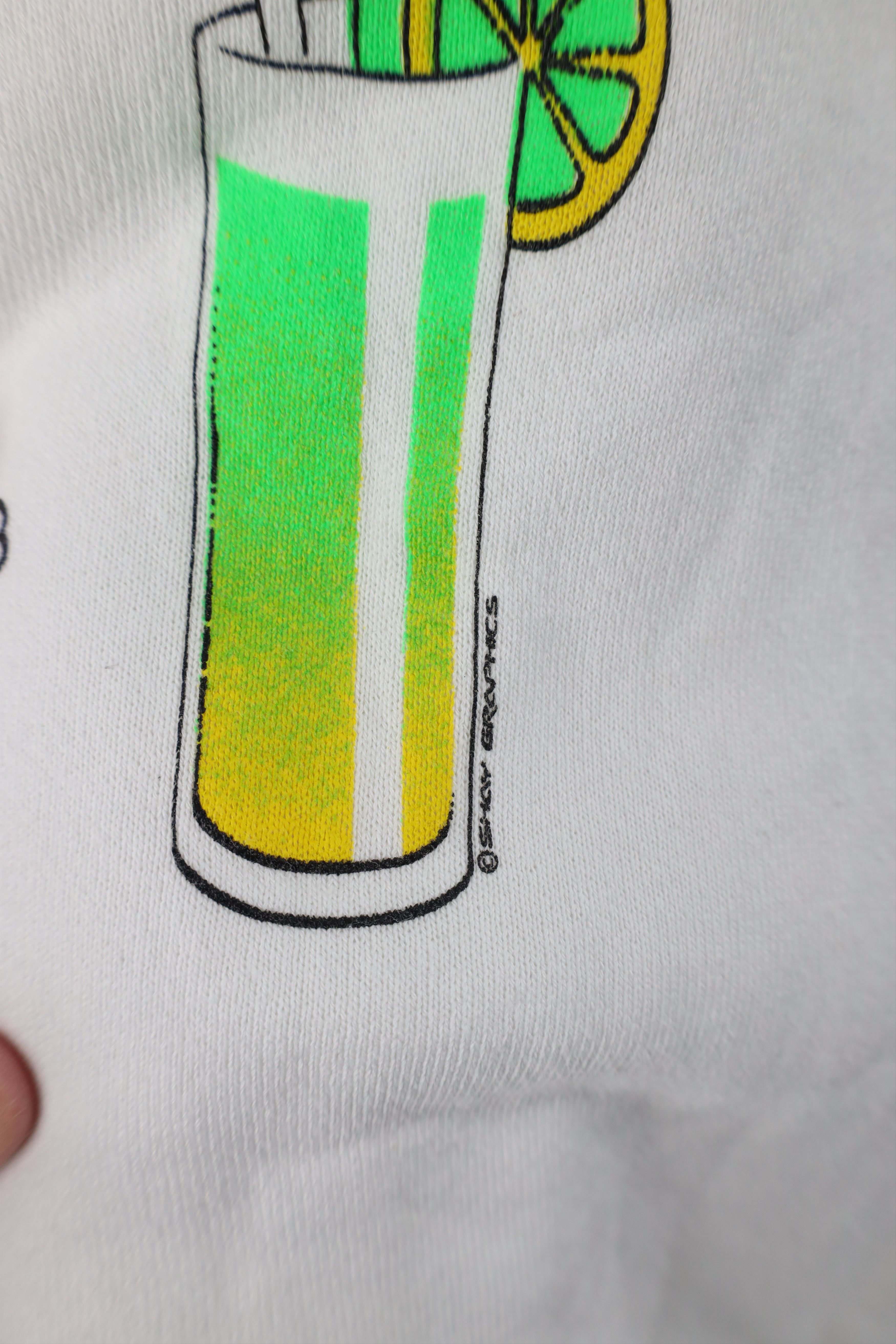 Vintage Vintage 90s Country Club High Fashion Sweatshirt White USA Size XL / US 12-14 / IT 48-50 - 7 Thumbnail