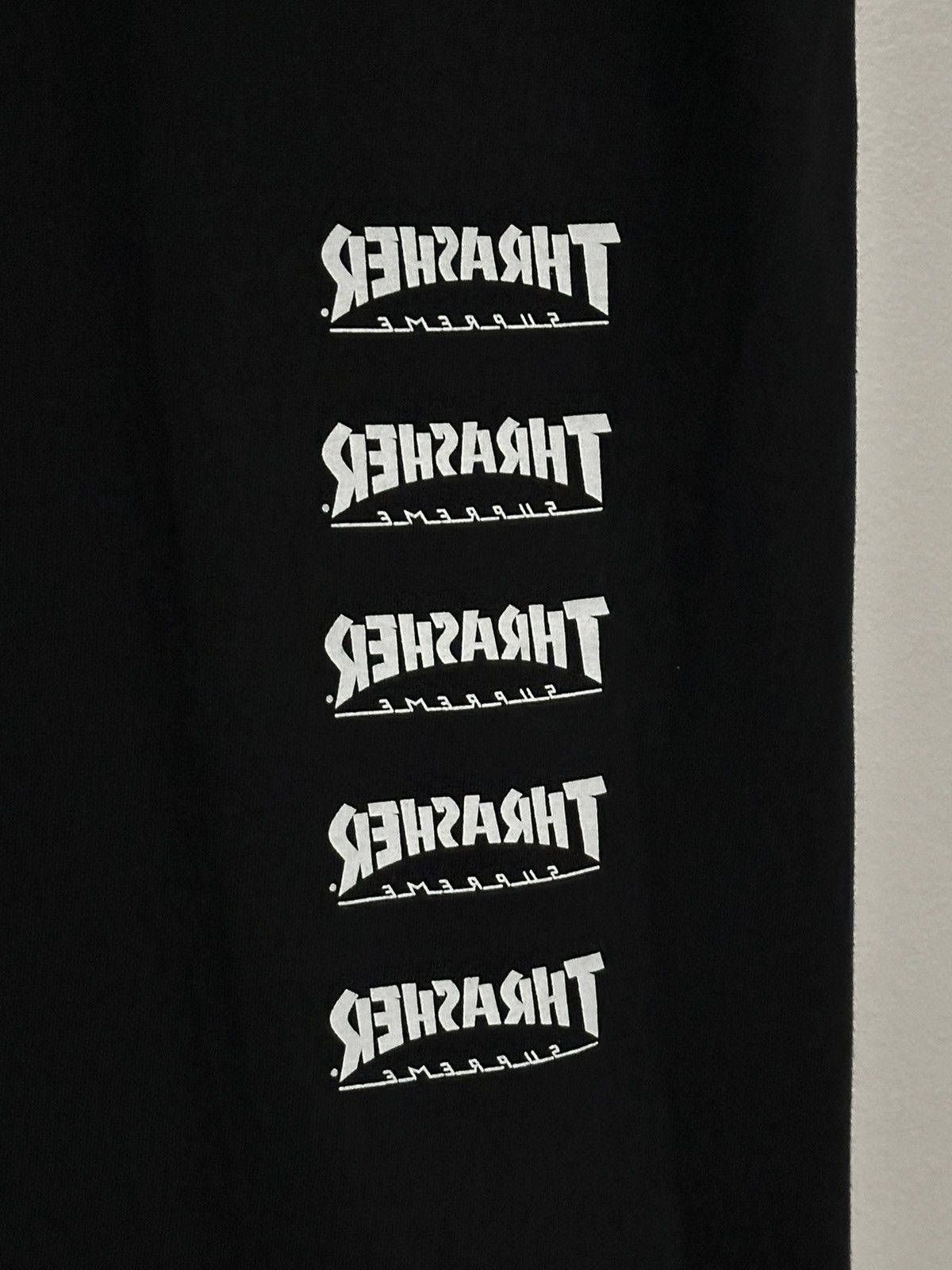 Supreme × Thrasher Supreme Thrasher Back Tail Tee Size US S / EU 44-46 / 1 - 4 Thumbnail