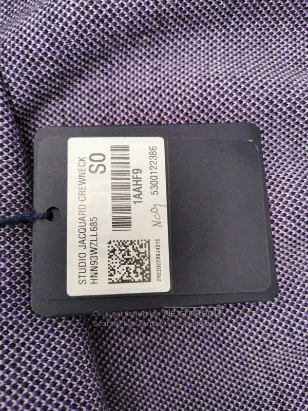 Louis Vuitton Louis Vuitton Graphic Knit Sweater in Purple. Size US S / EU 44-46 / 1 - 9 Thumbnail