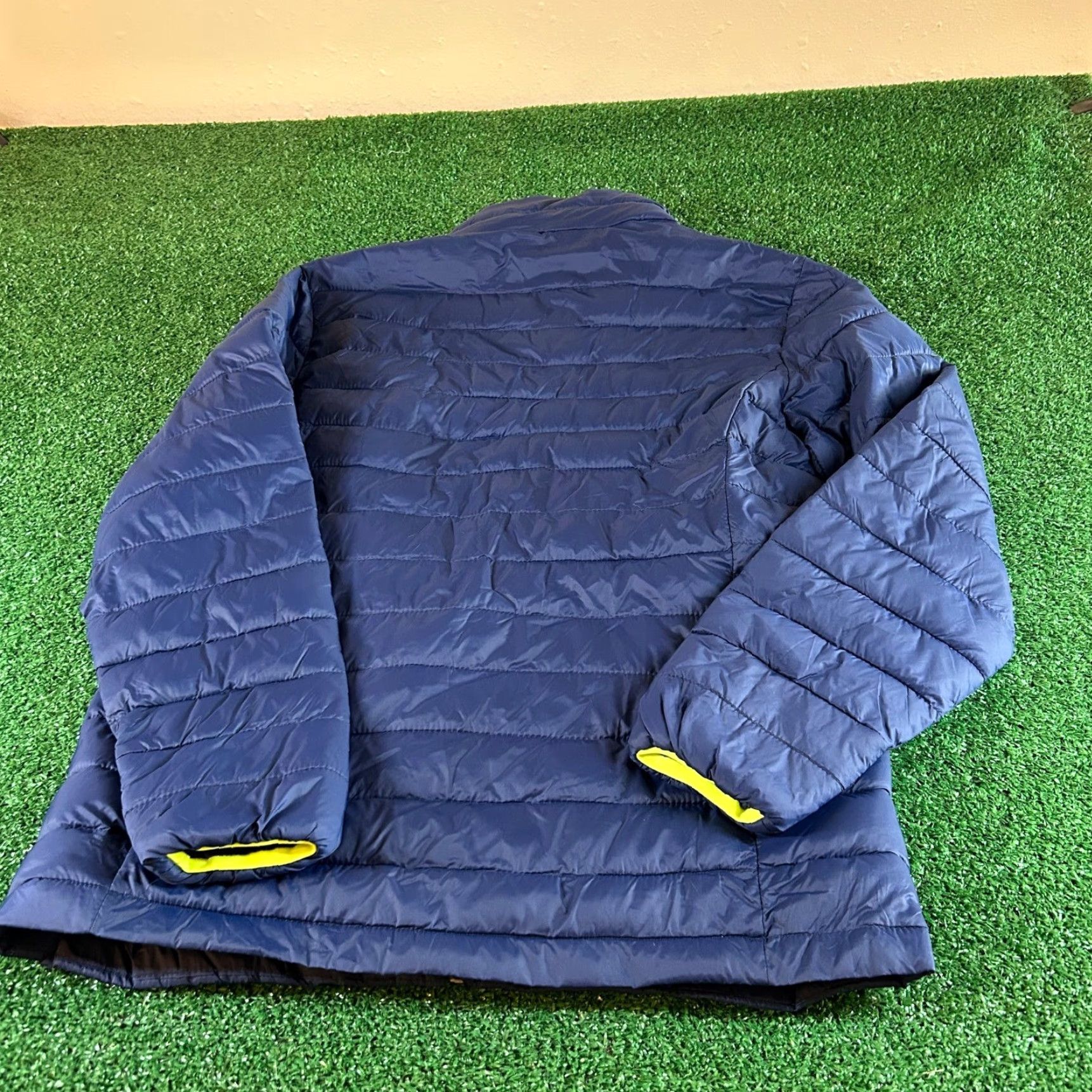 Vintage Xersion Packable Puffer Jacket Lightweight Full Zip Padded Coat Blue Mens Small Size US S / EU 44-46 / 1 - 5 Thumbnail