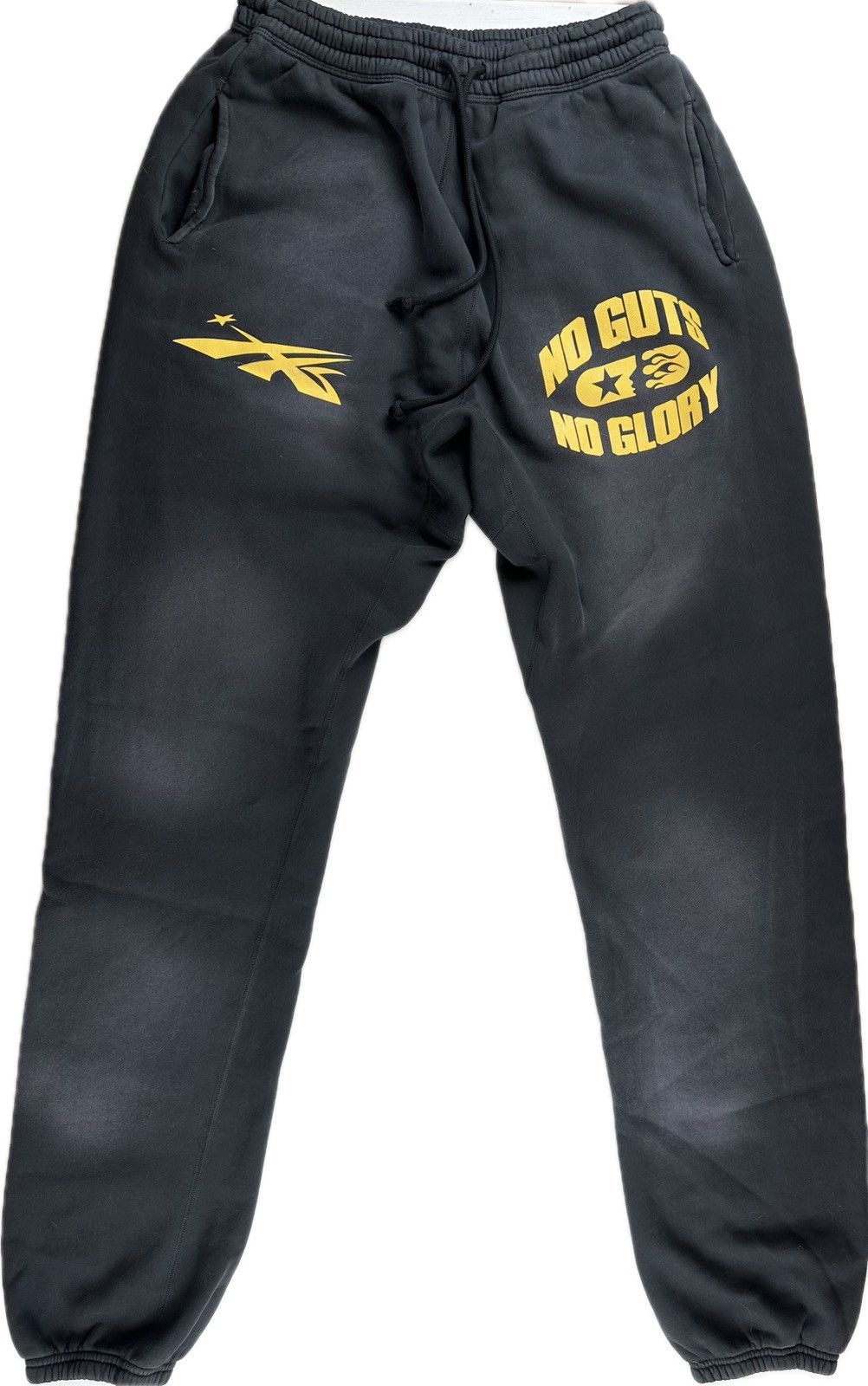 HELLSTAR Hellstar No Guts No Glory Elastic Sweatpants Size US 34 / EU 50 - 1 Thumbnail