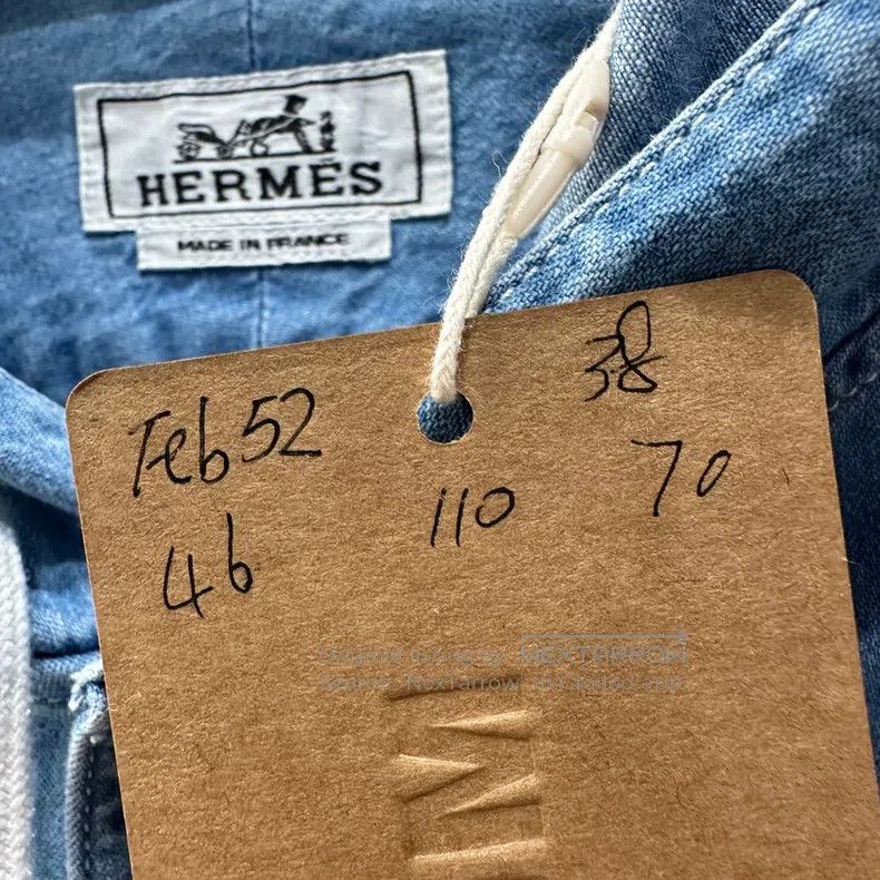 Hermes Hermes Slant Pocket Hooded Denim Jacket Size XS / US 0-2 / IT 36-38 - 5 Thumbnail