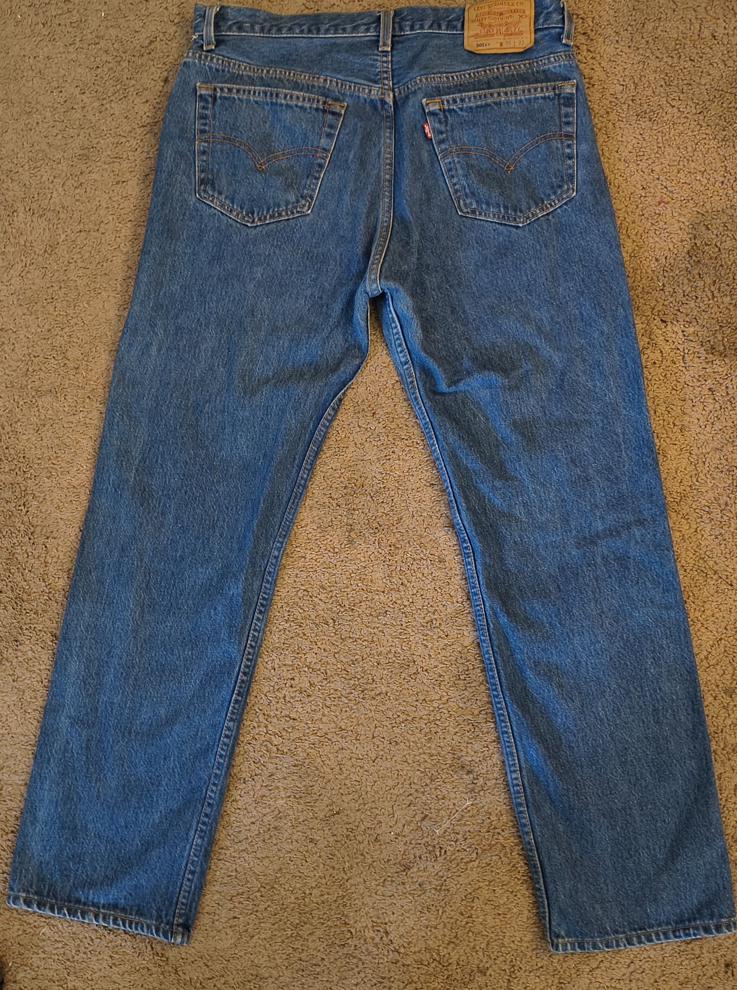 Levi's Vintage Levi's 501 XX 35x33 very rare Selvedge Denim Size US 35 - 2 Thumbnail