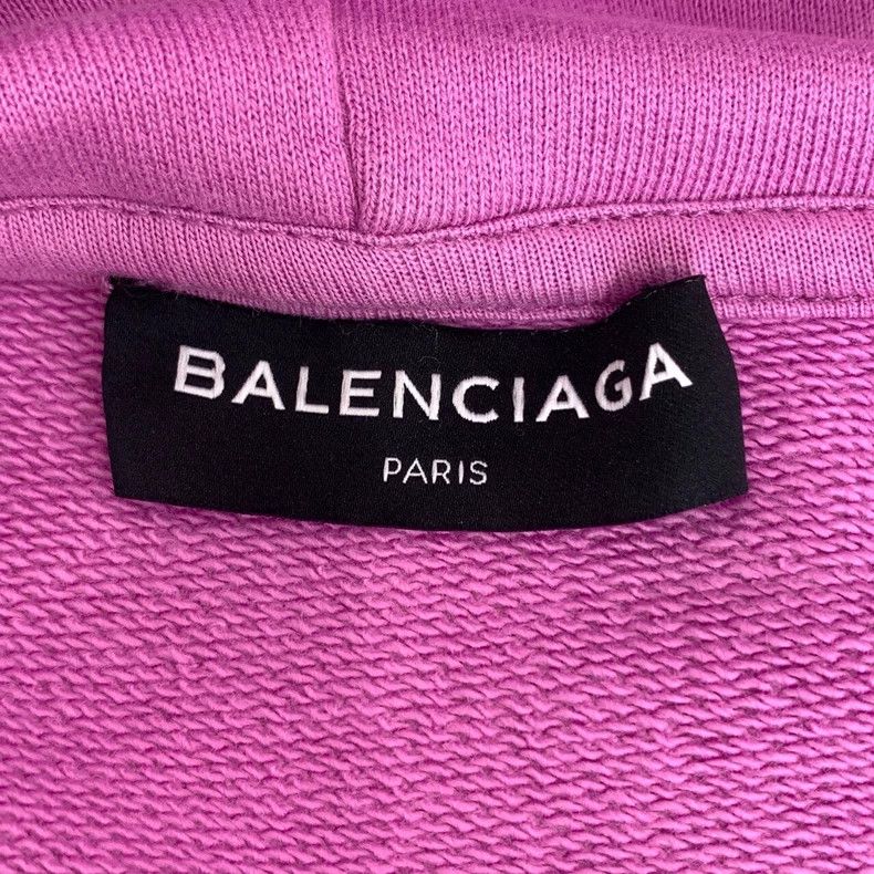 Balenciaga Balenciaga Letter print hooded purple cotton long sleeve s Size US S / EU 44-46 / 1 - 5 Thumbnail