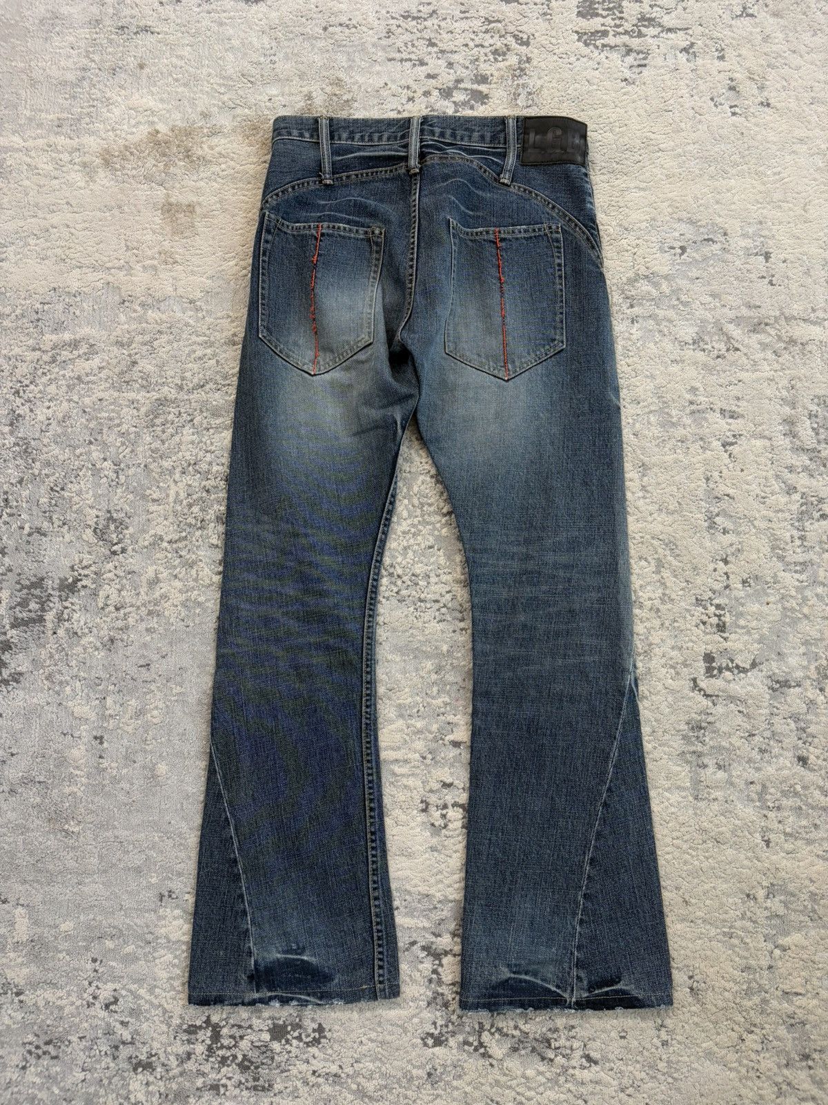 Le Grande Bleu (L.G.B.) LGB - Lazy Wolf Denim Dark Wash Size US 30 / EU 46 - 5 Thumbnail