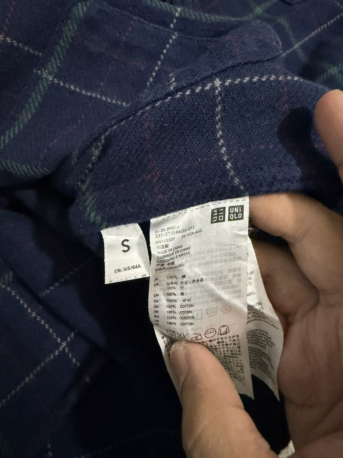 Undercover Uniqlo undercover western plaid flannel wool outer jacket Size US S / EU 44-46 / 1 - 9 Thumbnail