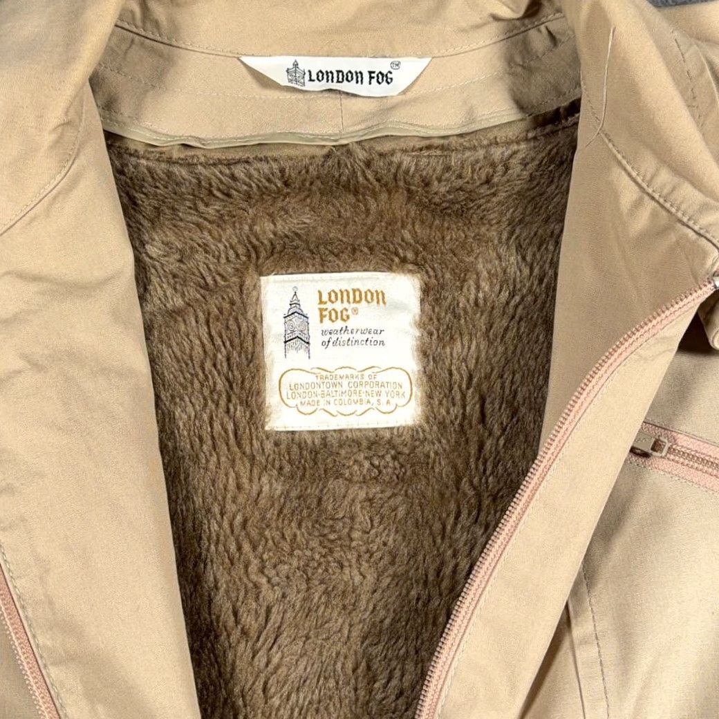 London Fog VINTAGE London Fog Jacket Casual Mens Brown 70s Faux Fur Pile Lining Zip Front 42 LONG M Size US M / EU 48-50 / 2 - 7 Thumbnail