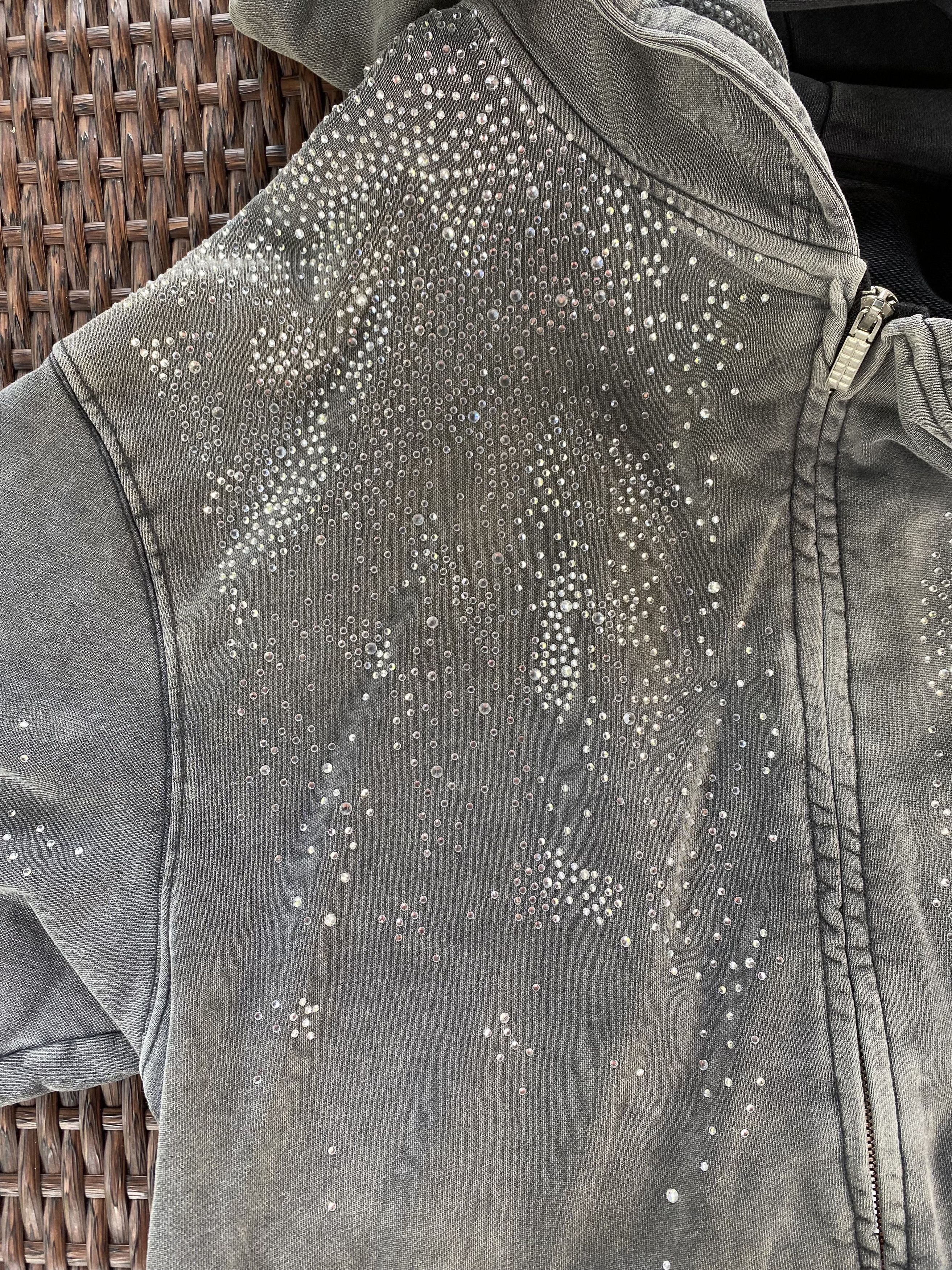 Other Unbranded Crystal Grassy Grey Zip Large Size US L / EU 52-54 / 3 - 7 Thumbnail