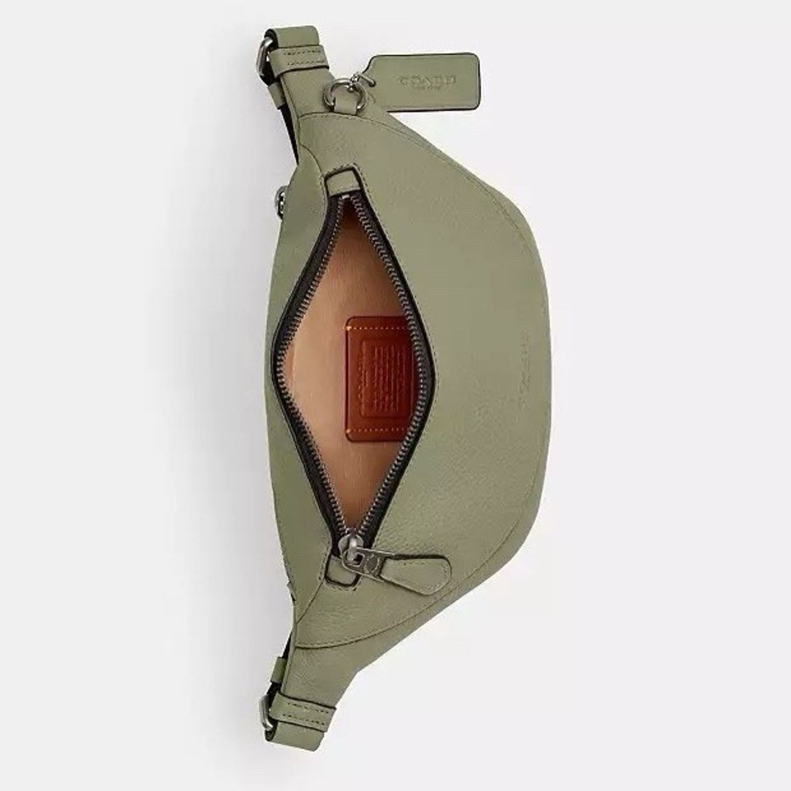 Coach NWT Coach Warren Mini Leather Belt Bag Pistachio CR374 Size ONE SIZE - 6 Thumbnail