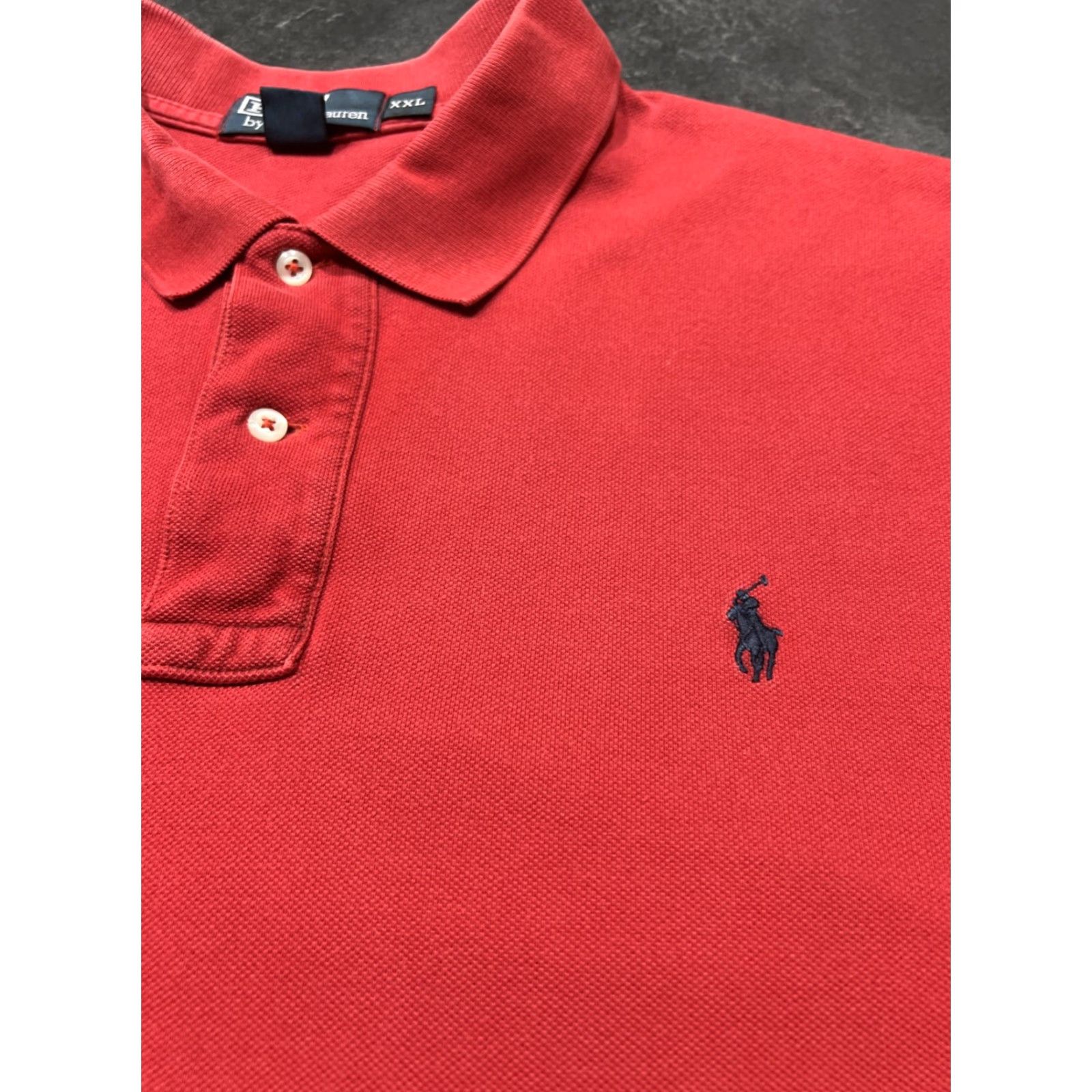 Ralph Lauren Ralph Lauren Polo Shirt Men 2XL Red Short Sleeve Collared Golf Preppy Classic Sports Vintage: No Size US XXL / EU 58 / 5 - 3 Thumbnail
