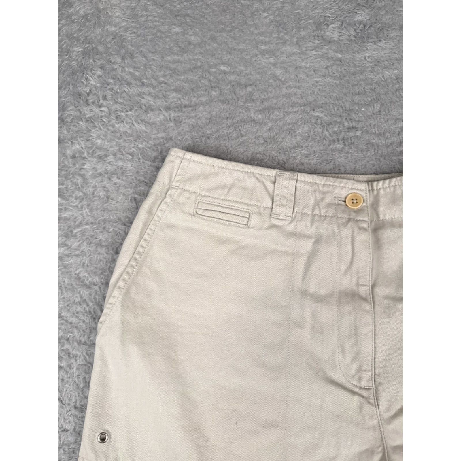 Ralph Lauren Lauren Ralph Lauren Shorts Women 8 Beige 100% Cotton Twill High Rise Hiking Outdoor Women Size 30" / US 8 / IT 44 - 5 Thumbnail