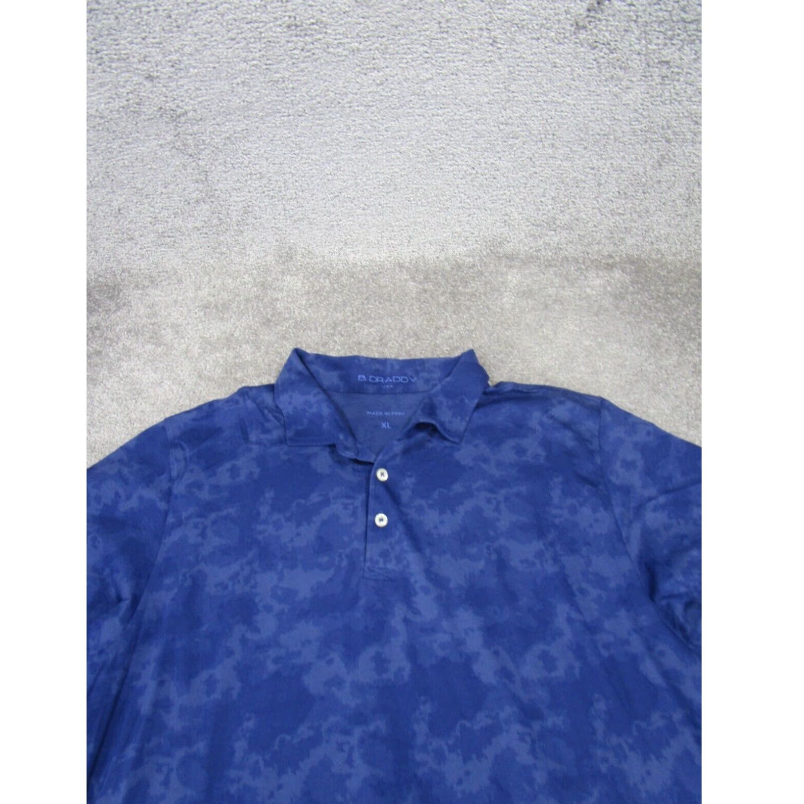 Vintage Mens Golf Polo Shirt Xl Extra Large Blue Cotton B Braddy Size US XL / EU 56 / 4 - 2 Thumbnail