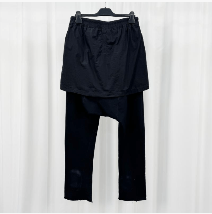 Rick Owens Rick Owens Black Layered Cargo Pants Size US 28 / EU 44 - 3 Thumbnail