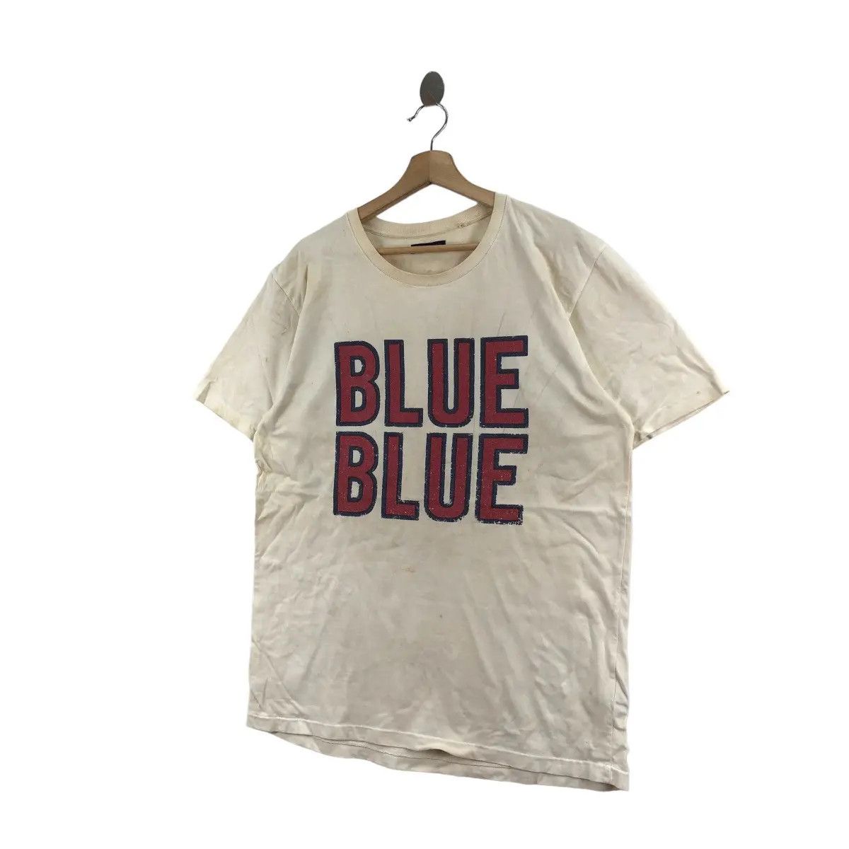 Blue Blue Japan Vtg BLUE BLUE JAPAN Pure Natural Dye Center Logo Tee Size US XL / EU 56 / 4 - 3 Thumbnail