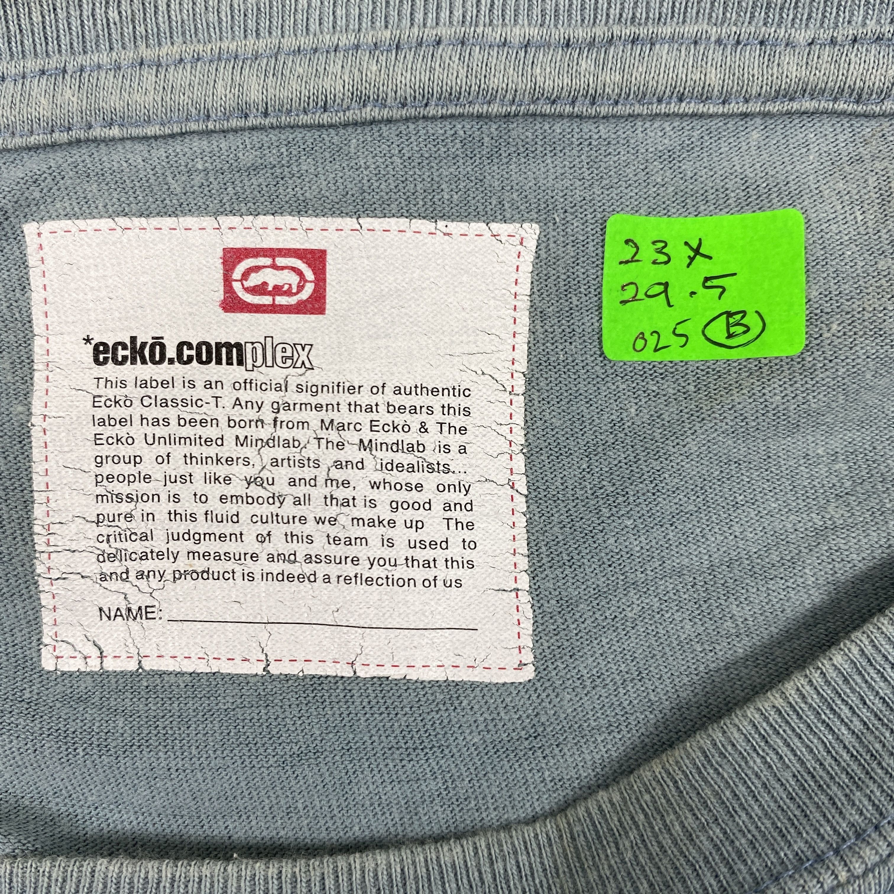 Ecko Unltd. Vintage Ecko Unltd.Complex Large Tee -B025 Size US L / EU 52-54 / 3 - 3 Thumbnail