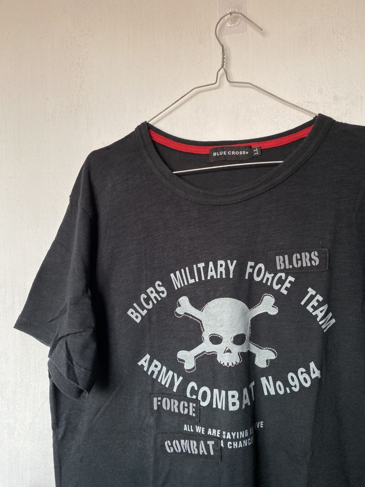 If Six Was Nine Blue Cross Military Force Tshirt Size US L / EU 52-54 / 3 - 3 Thumbnail