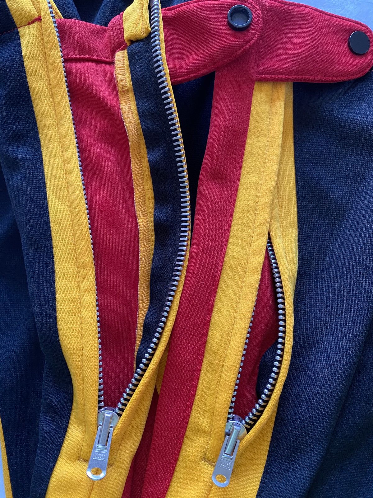 Fear of God Fear of God Moto Trackpants Cream/Red/Yellow/Black Medium Size US 32 / EU 48 - 9 Thumbnail