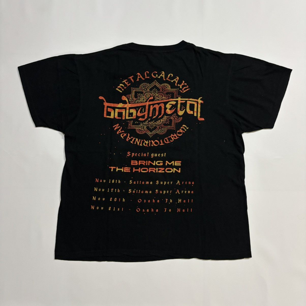 Band Tees Babymetal Foxnesha Tour With Bring Me The Horizon Tshirt Size US L / EU 52-54 / 3 - 3 Thumbnail